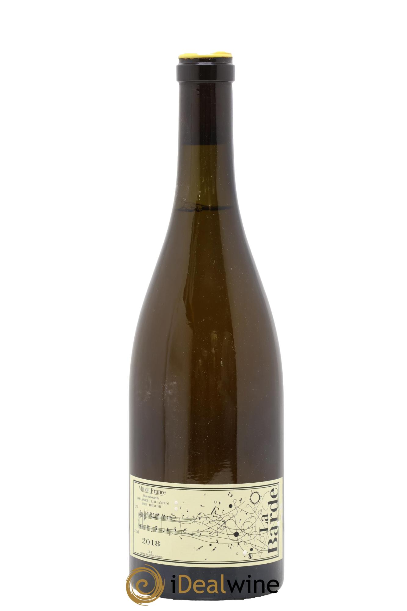 Vin de France La Barde Allante Boulanger 2018 - Lot de 1 bouteille - 1
