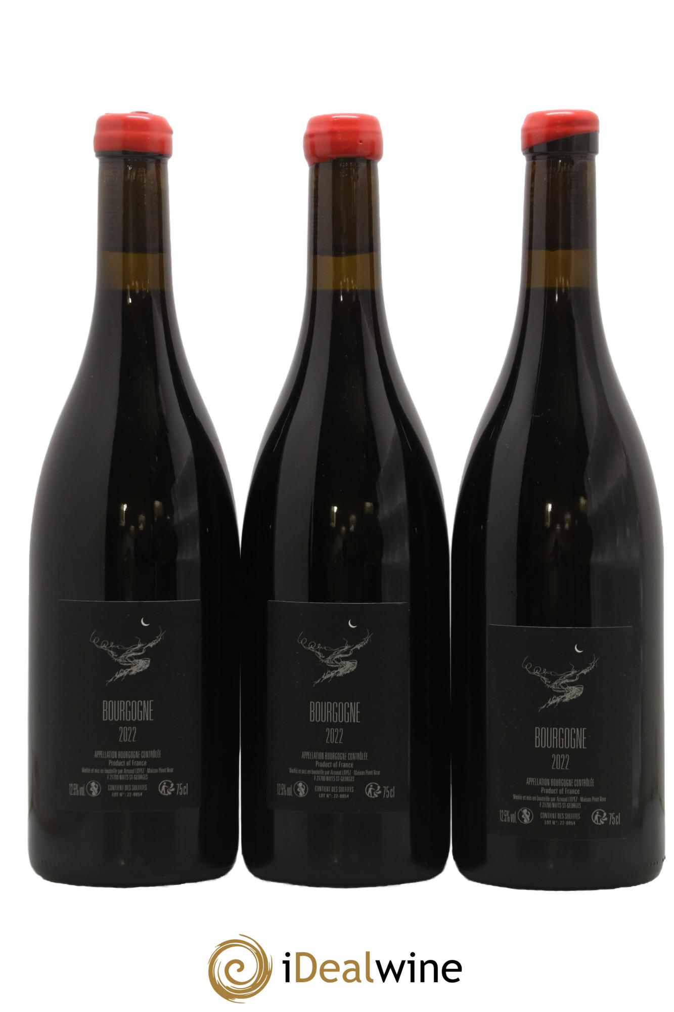 Bourgogne Orpheo Arnaud Lopez 2022 - Lot of 3 bottles - 1