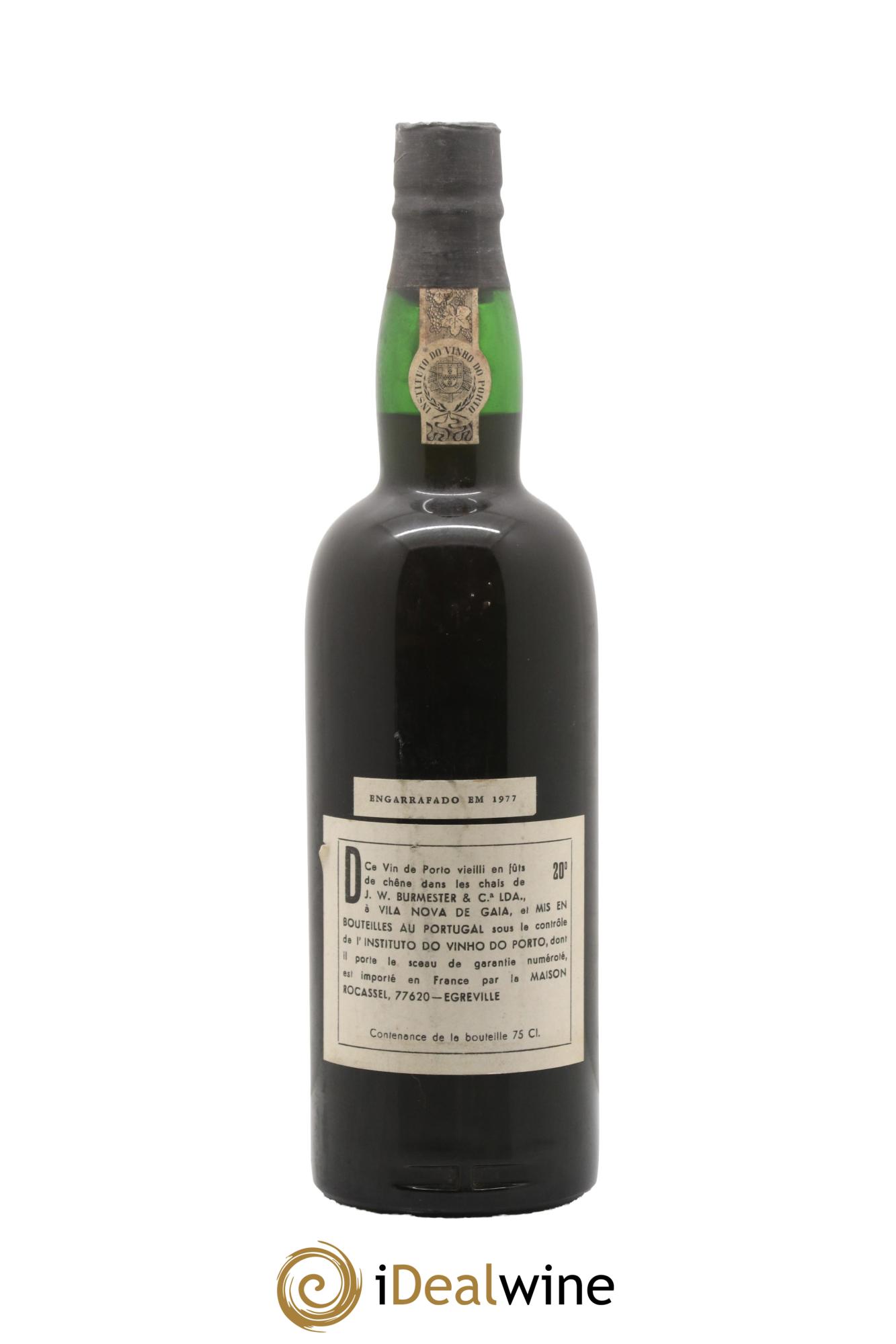 Porto Reserva J.W Burmester & Co 1937 - Lot of 1 bottle - 1