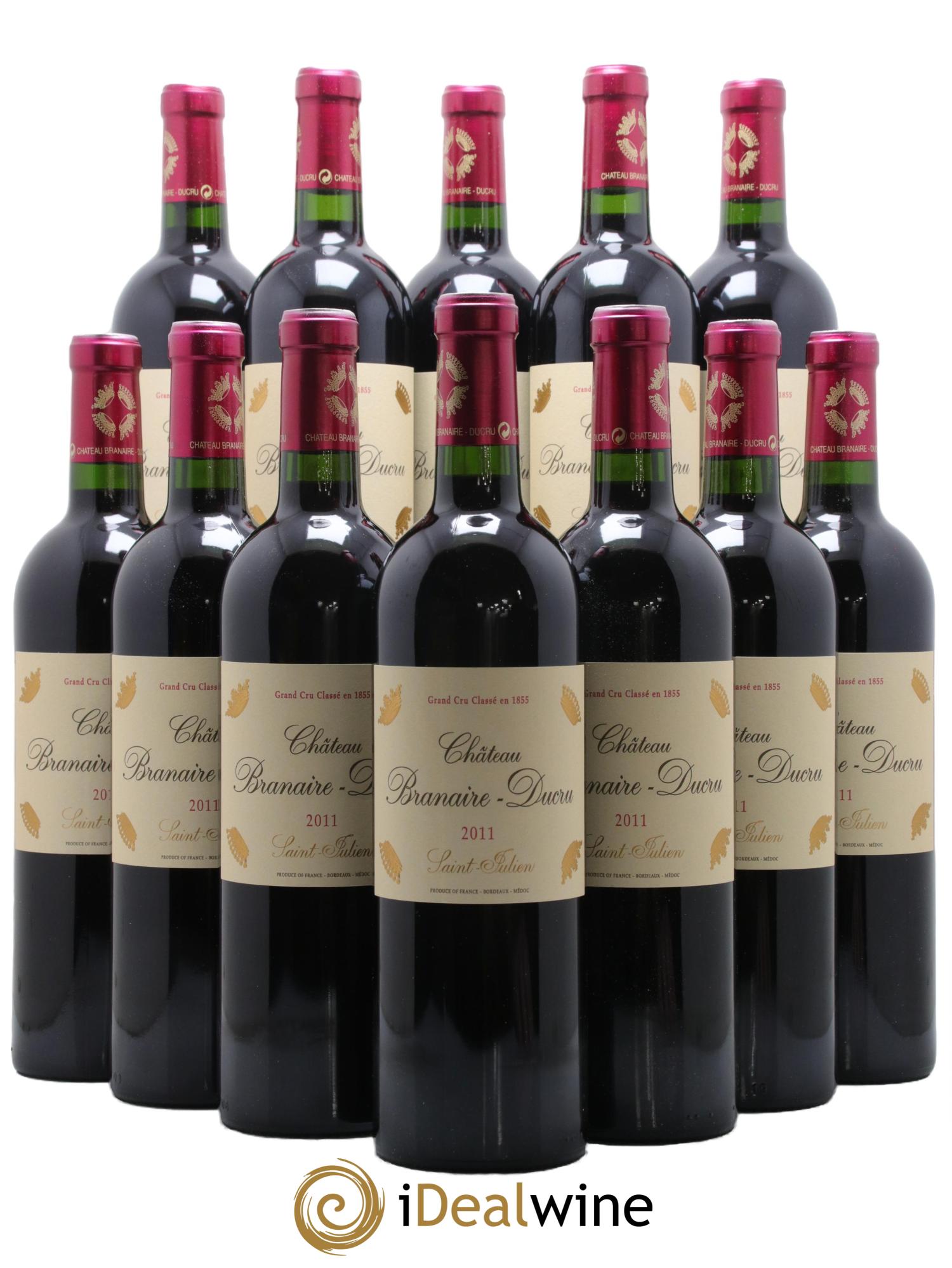 Château Branaire Ducru 4ème Grand Cru Classé 2011 - Lot de 12 bouteilles - 0