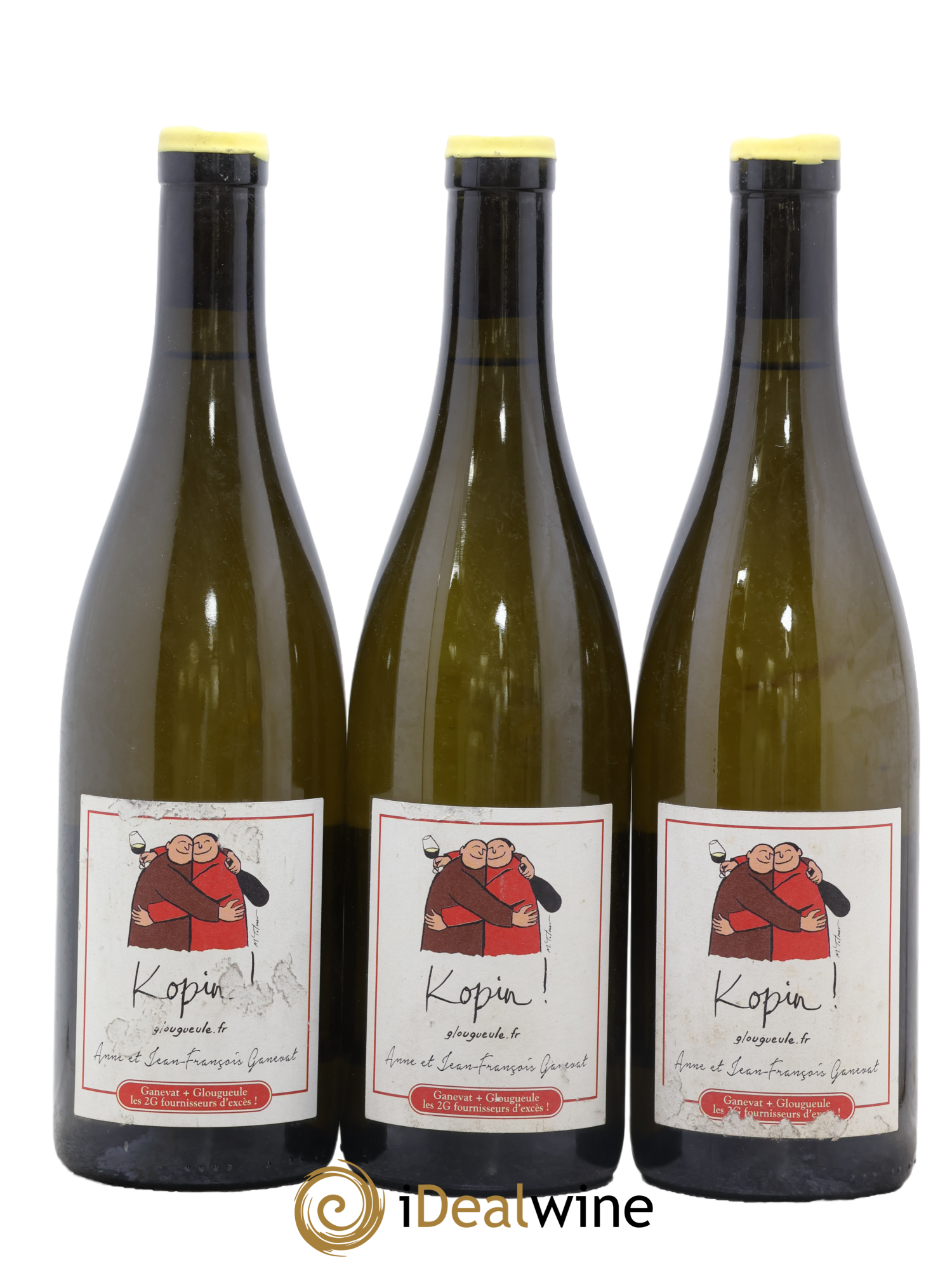 Vin de France Kopin Anne et Jean François Ganevat 2019 - Lot of 3 bottles - 0
