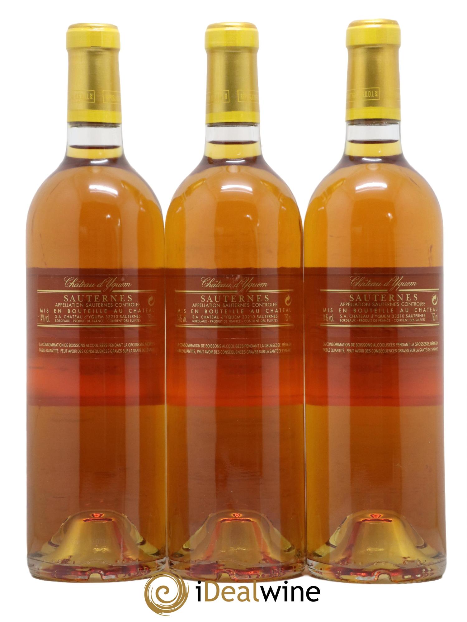 Château d' Yquem 1er Cru Classé Supérieur 2007 - Lot de 6 bouteilles - 4