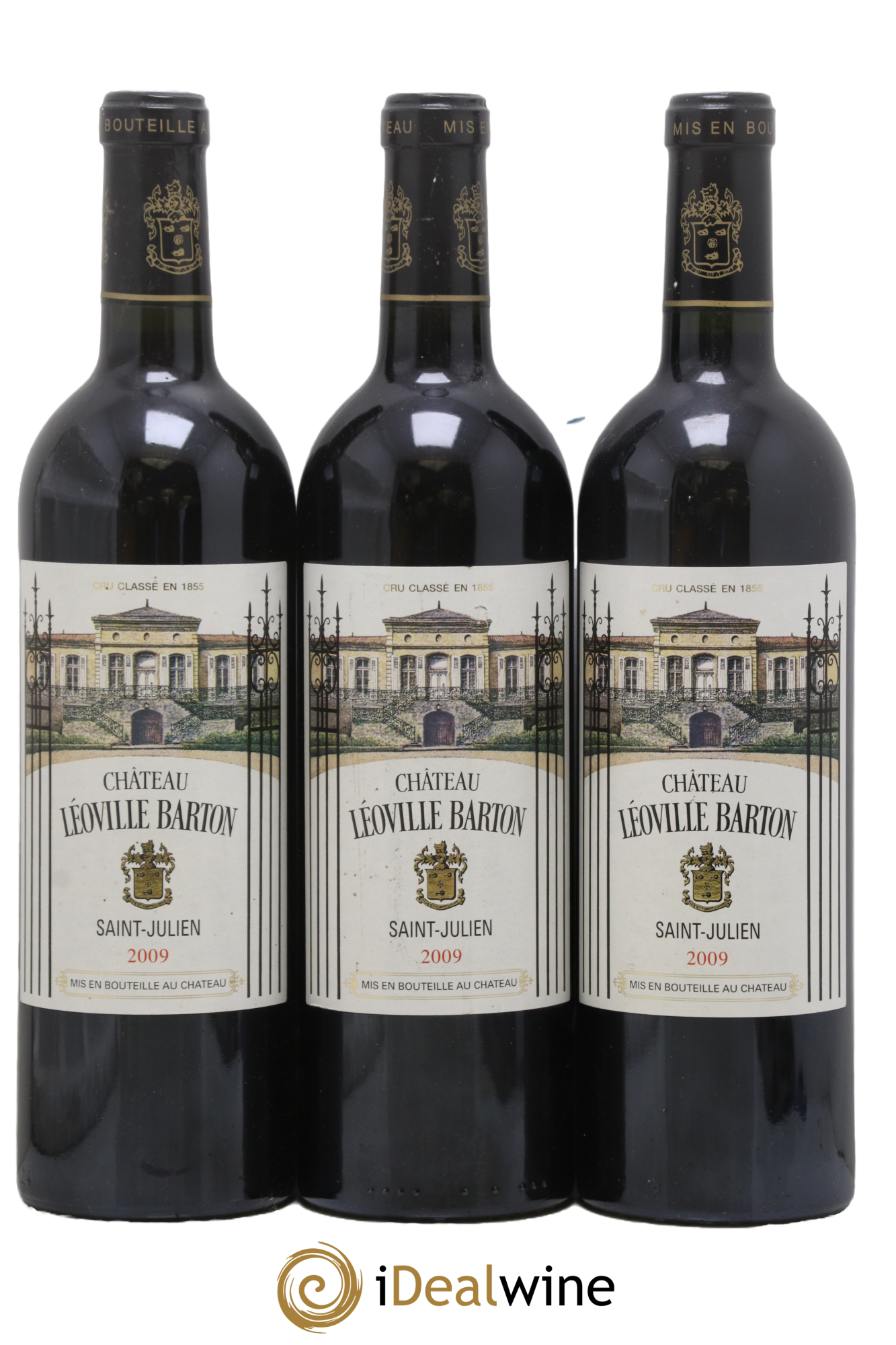 Château Léoville Barton 2ème Grand Cru Classé 2009 - Lot de 3 bouteilles - 0