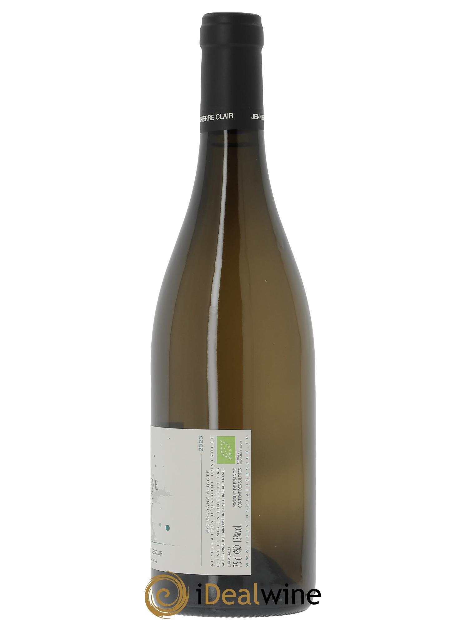 Bourgogne Aligoté Domaine Clair Obscur 2023 - Lot de 1 bouteille - 1