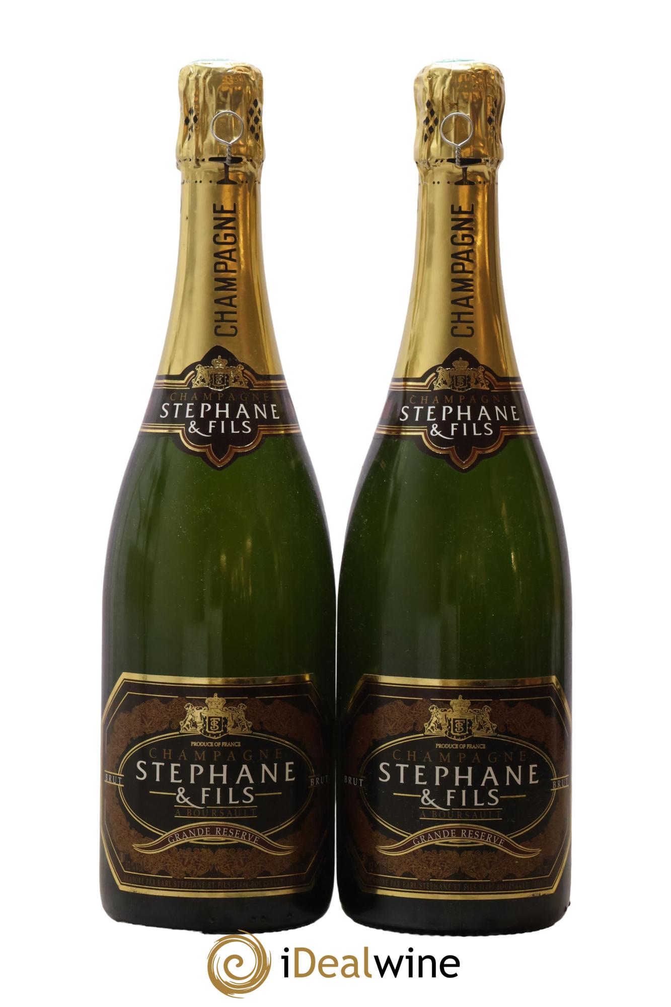 Champagne Brut Grande Réserve Stéphane et Fils - Lot de 2 bouteilles - 0