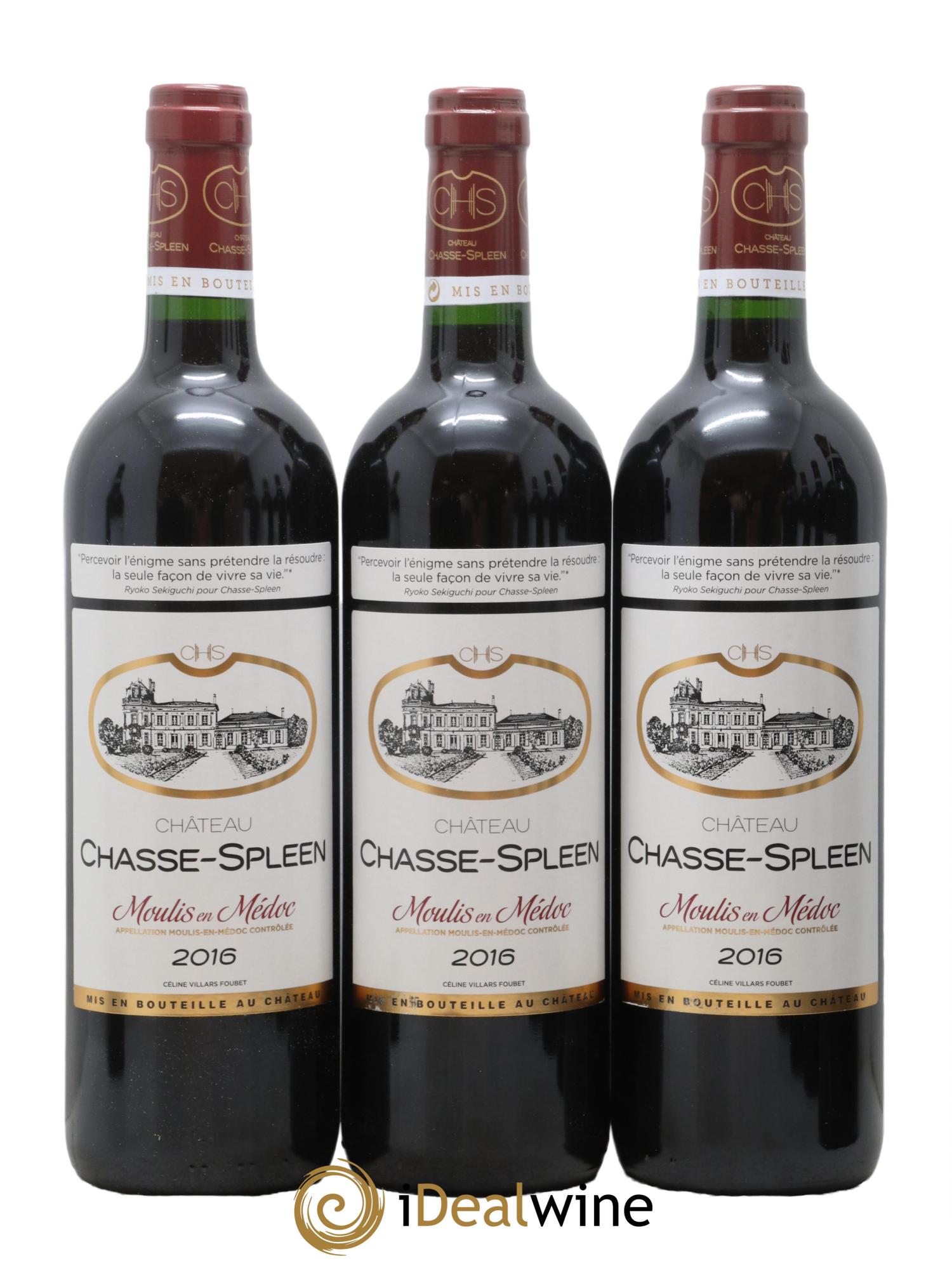 Château Chasse Spleen 2016 - Lot de 12 bouteilles - 4