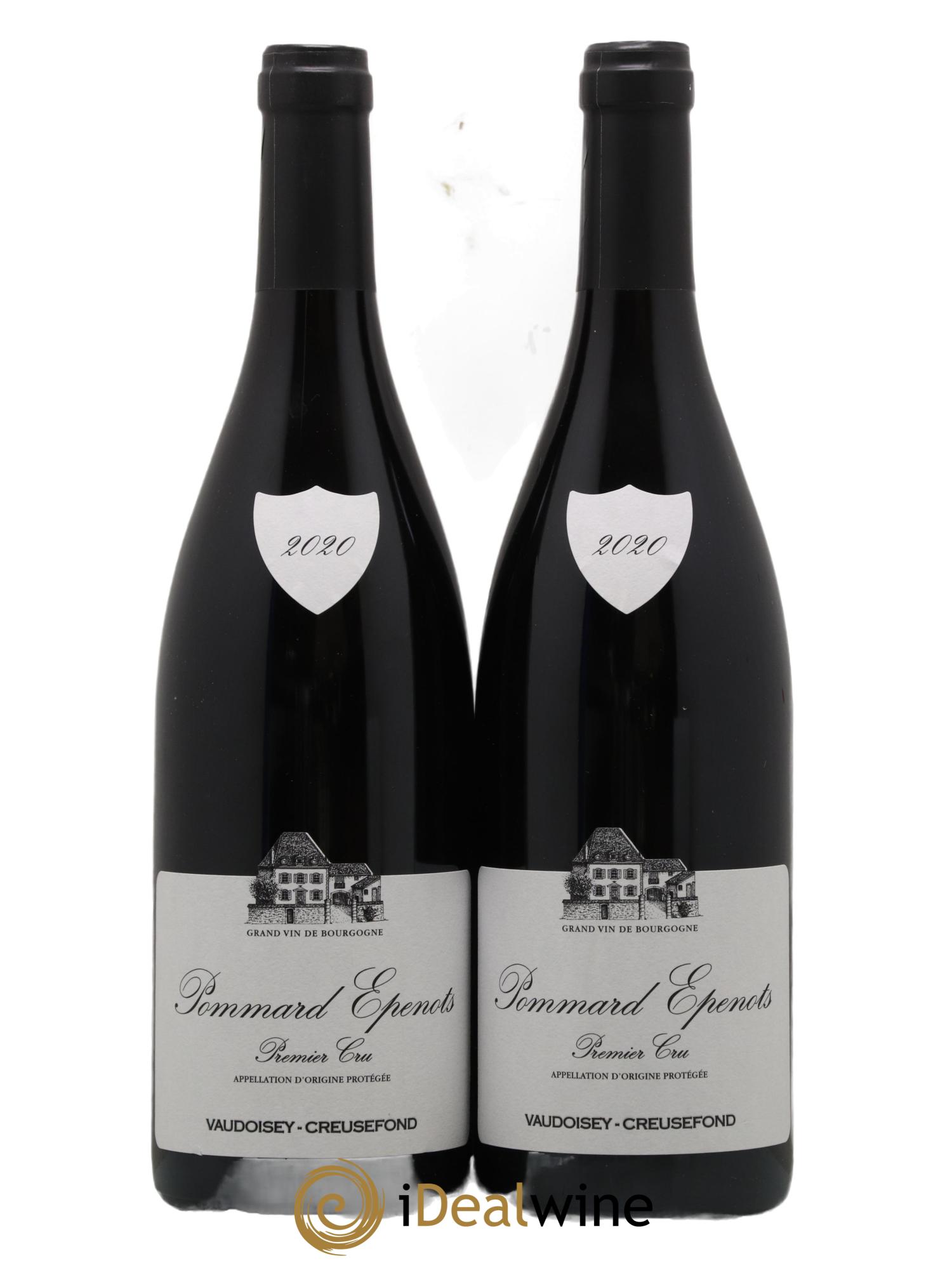 Pommard 1er Cru Epenots Domaine Vaudoisey Creusefond 2020 - Lot de 2 bouteilles - 0