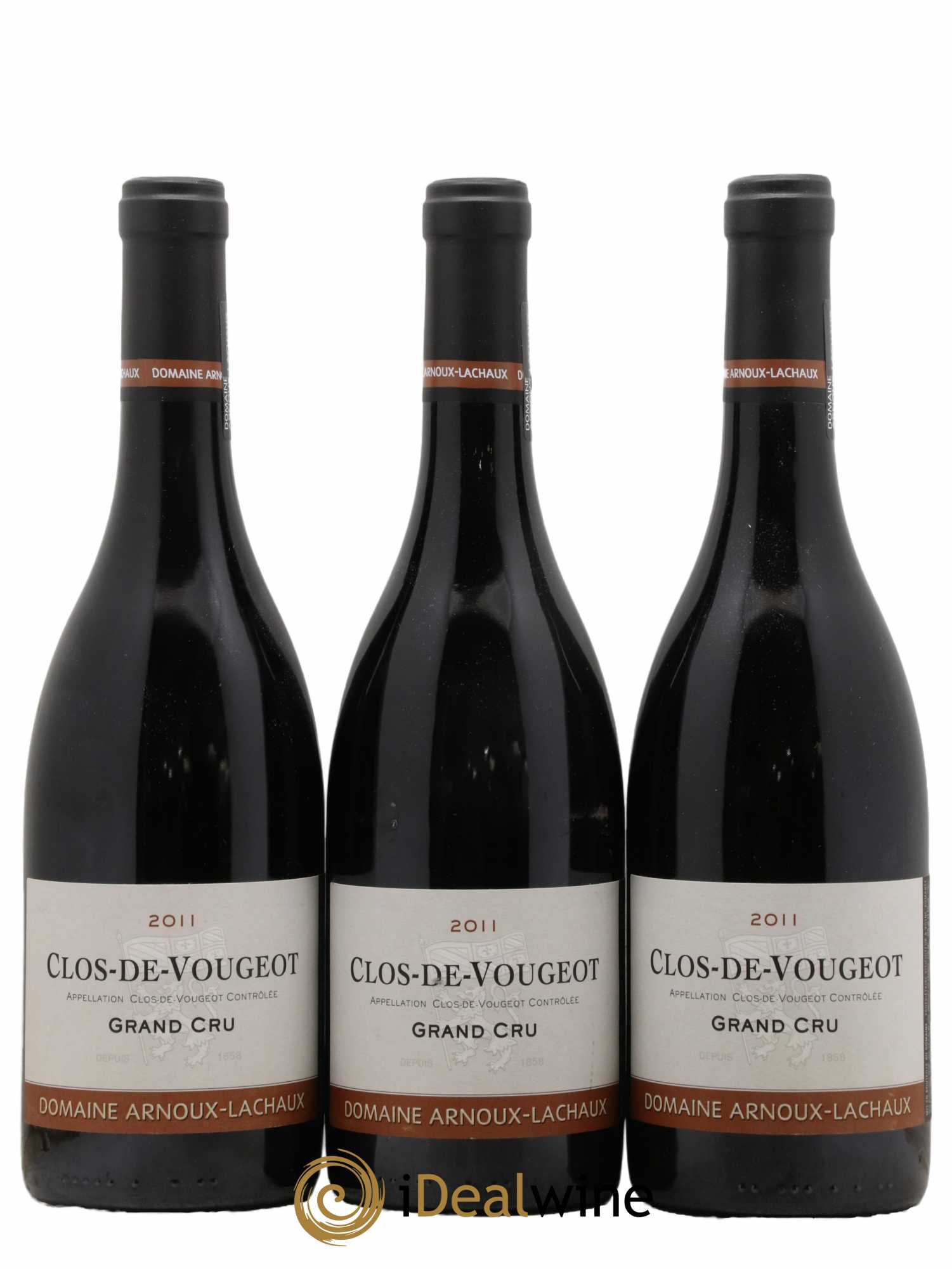 Clos de Vougeot Grand Cru Arnoux-Lachaux (Domaine)  2011 - Lot de 3 bouteilles - 0
