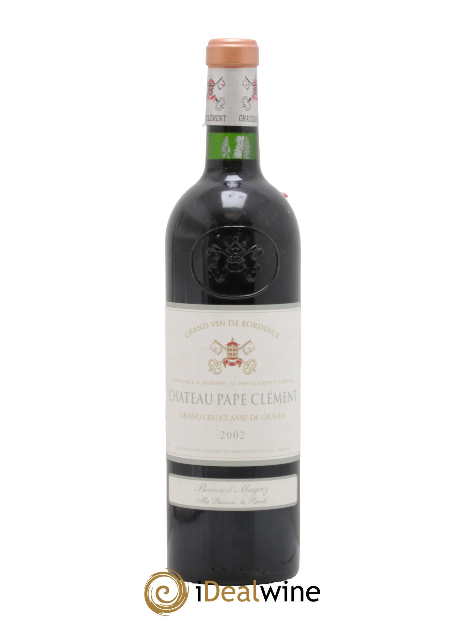 Château Pape Clément Cru Classé de Graves 2002 - Lot de 1 bouteille - 0