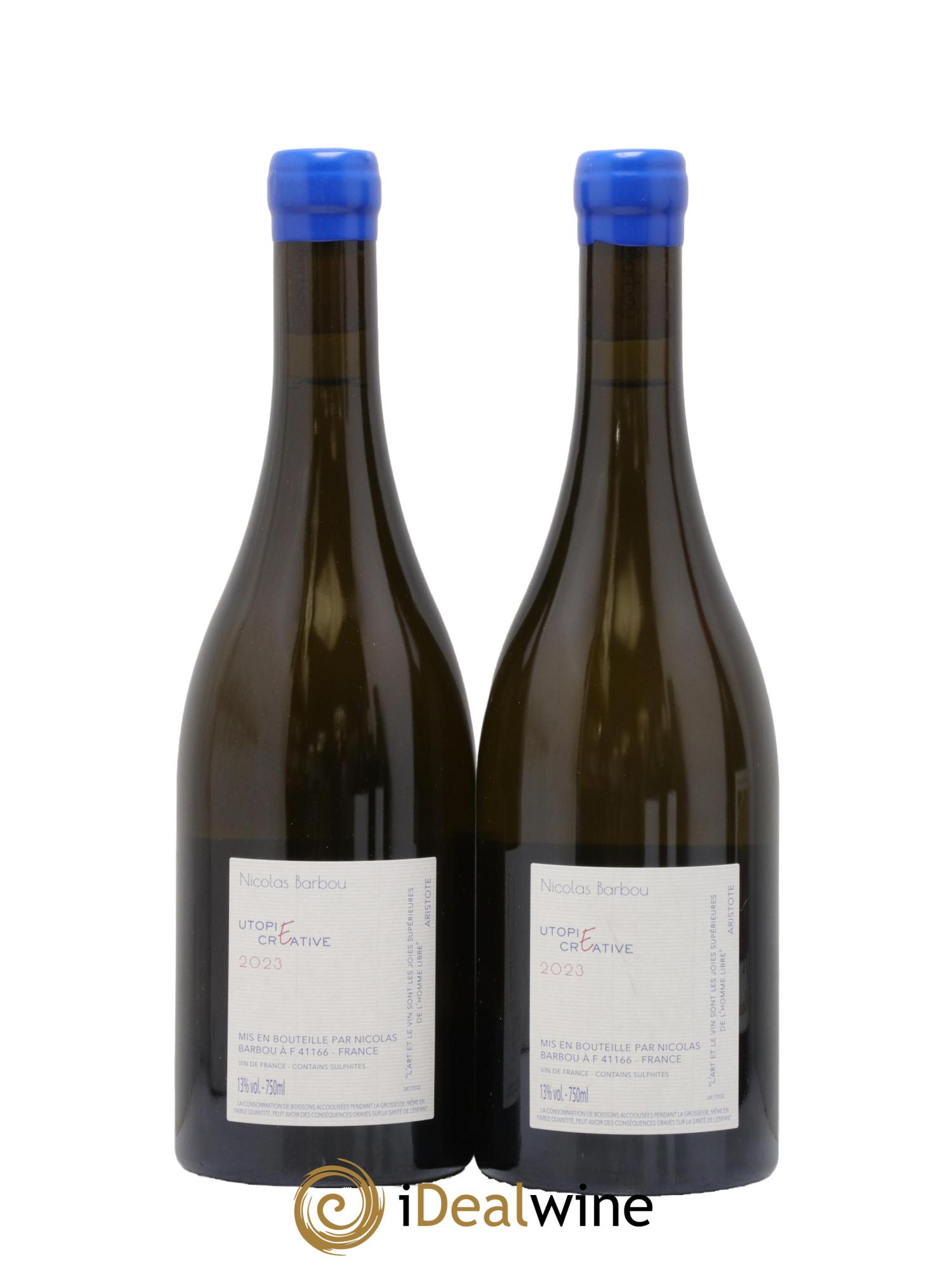 Vin de France Utopie Créative Nicolas Barbou 2023 - Lotto di 2 bottiglie - 1
