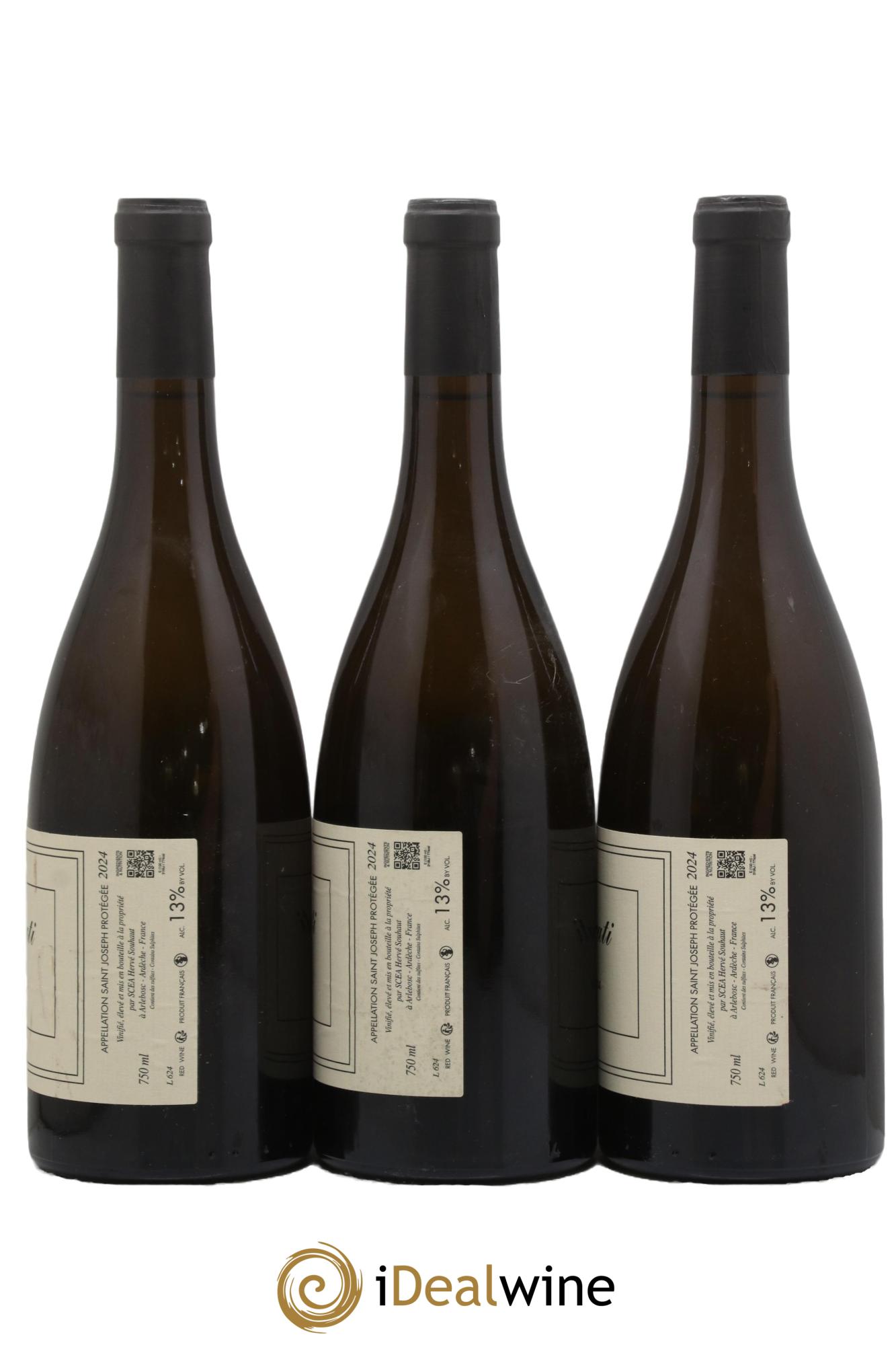 Saint-Joseph L'Étrati Hervé Souhaut 2024 - Lot of 3 bottles - 1