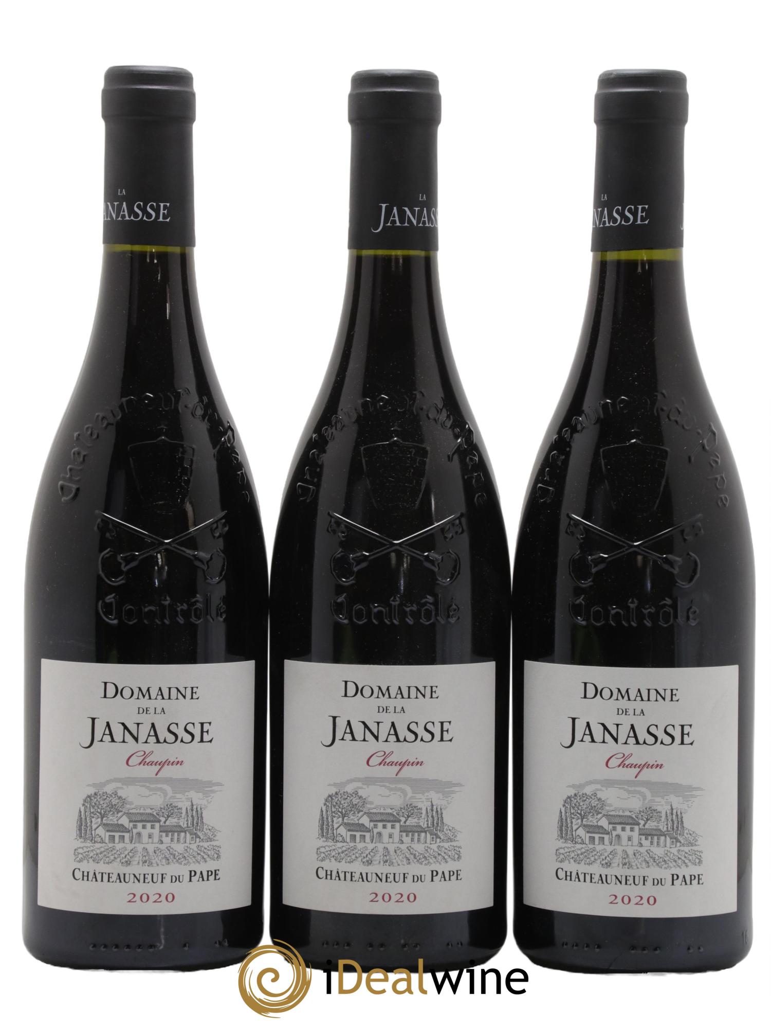 Châteauneuf-du-Pape Cuvée Chaupin La Janasse (Domaine de) 2020 - Lot de 3 bouteilles - 0