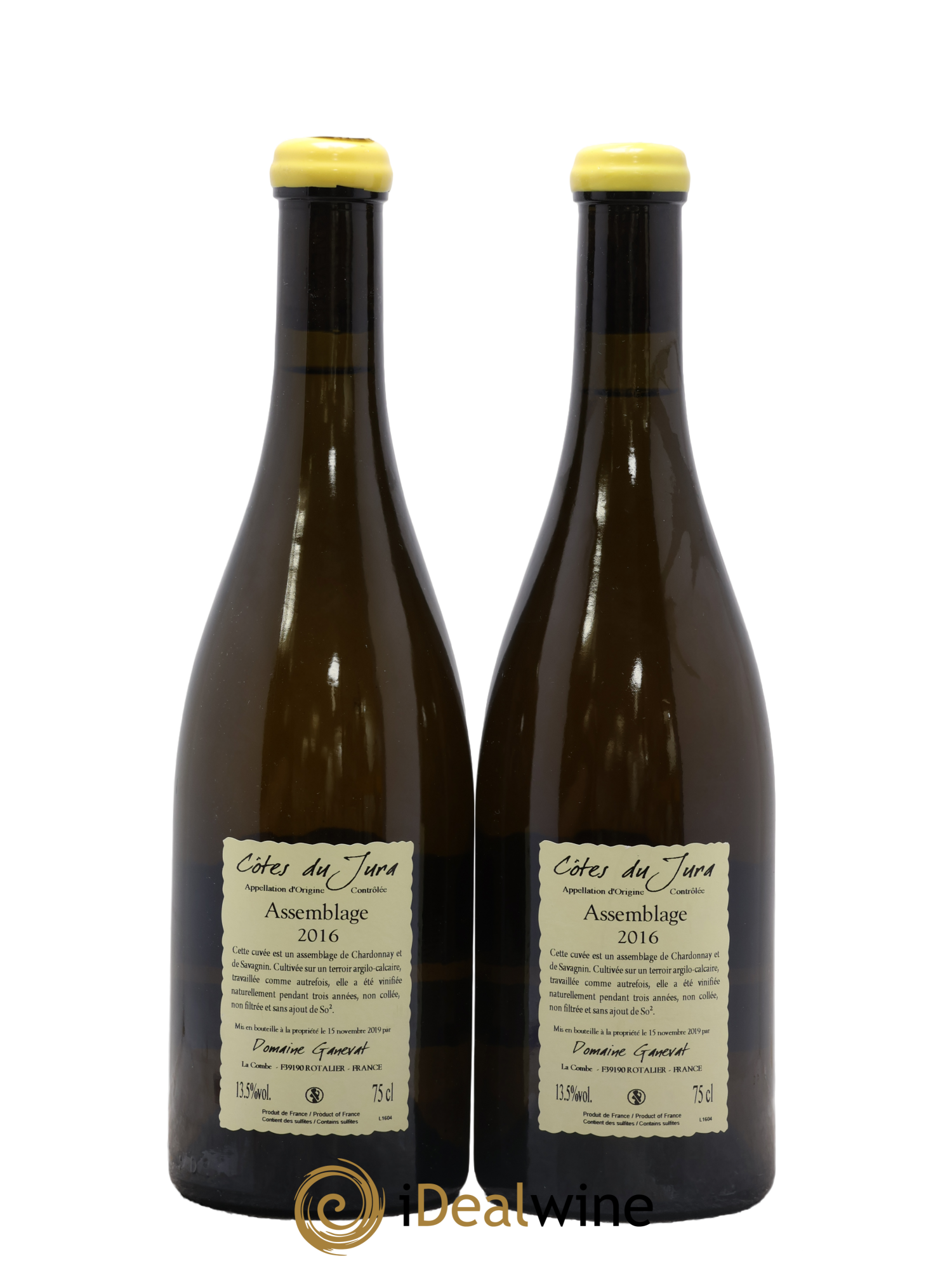 Côtes du Jura Cuvée Orégane Jean-François Ganevat (Domaine) 2016 - Lot of 2 bottles - 1