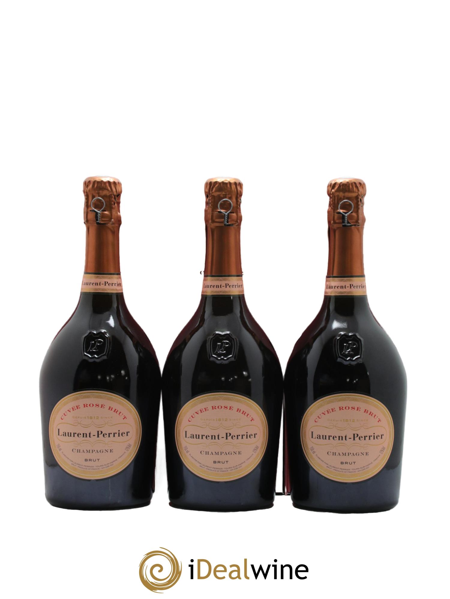 Rosé Brut Laurent Perrier - Lot de 3 bouteilles - 0