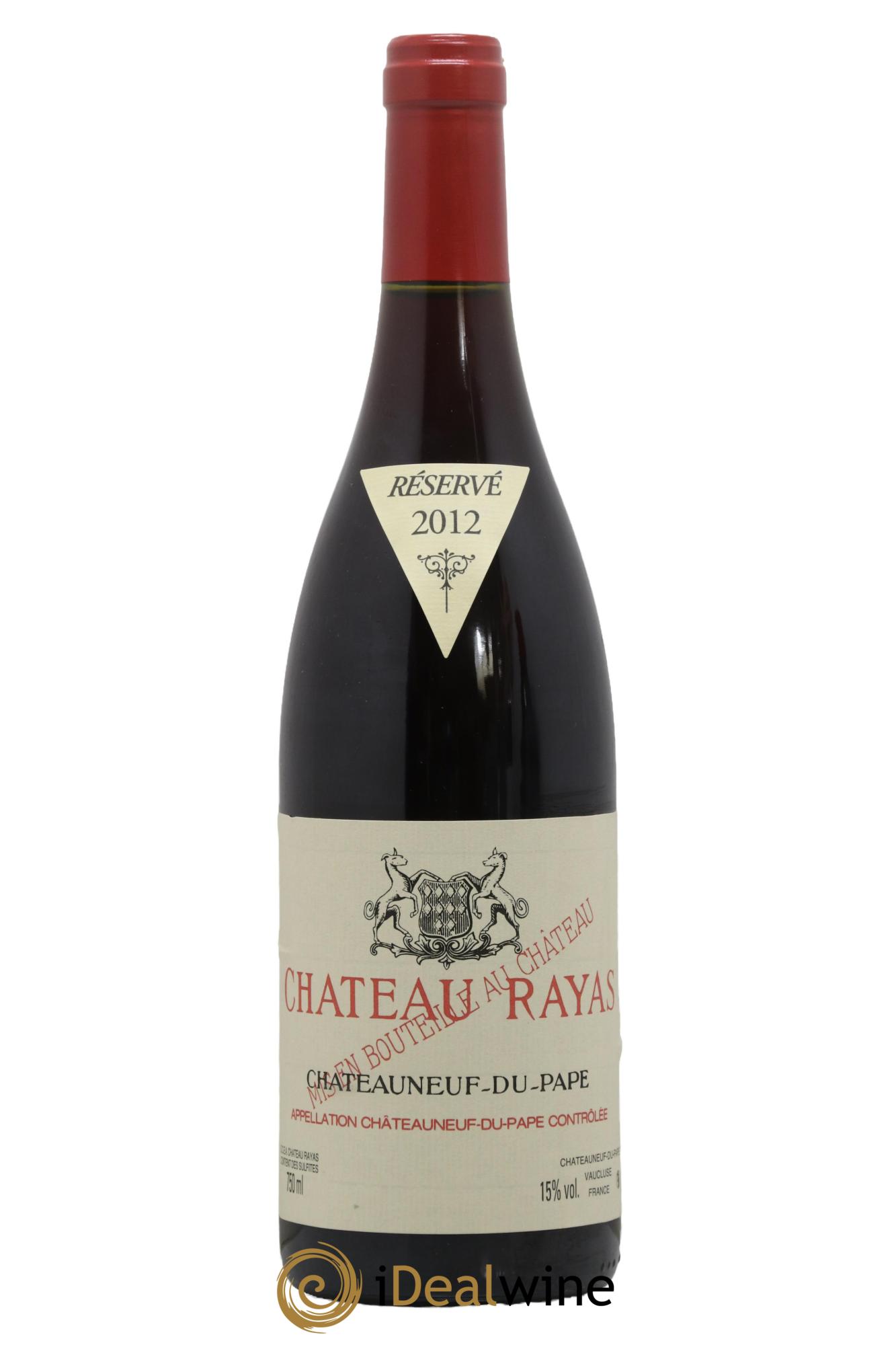 Châteauneuf-du-Pape Château Rayas Emmanuel Reynaud 2012 - Lot de 1 bouteille - 0