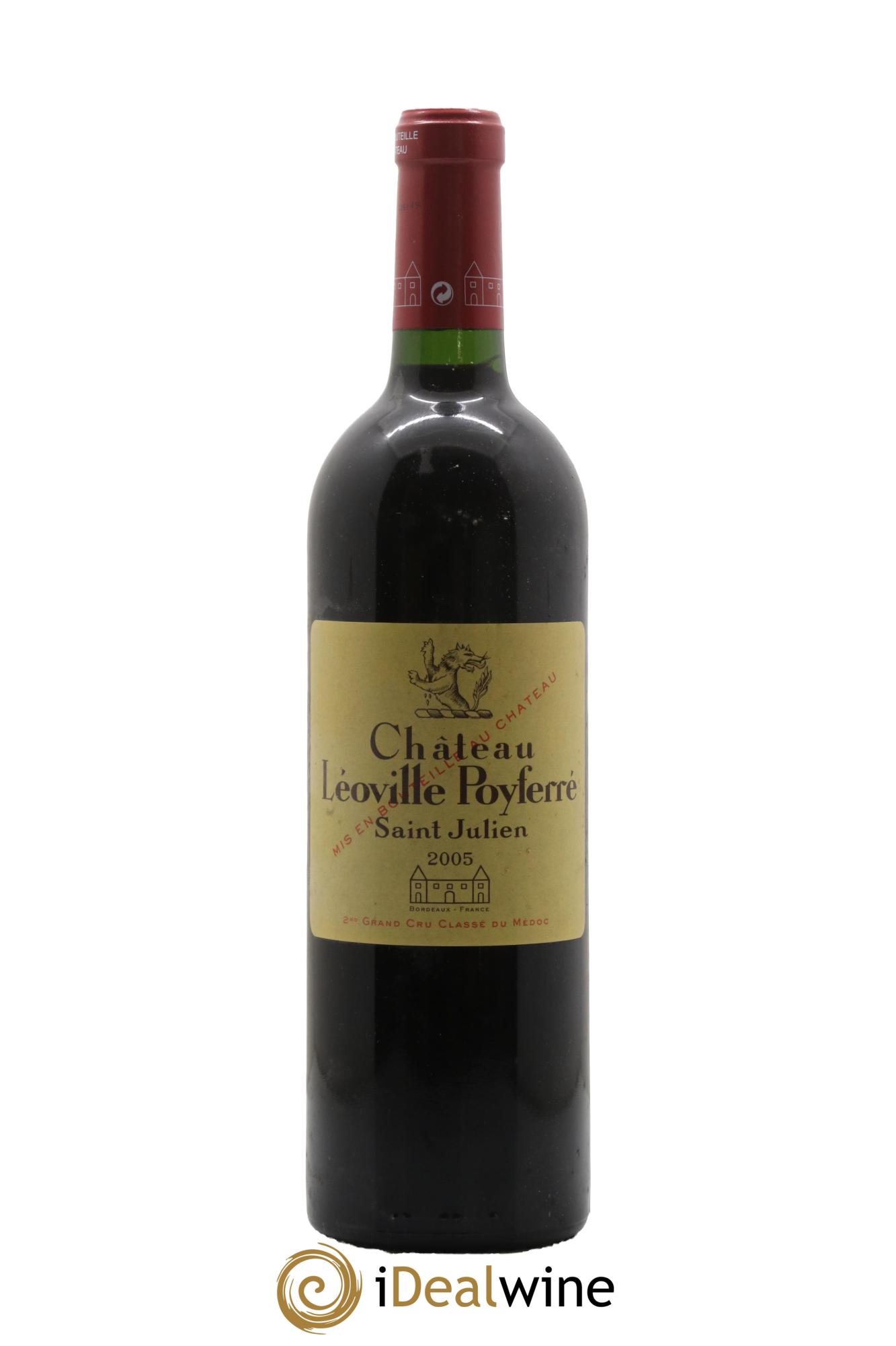 Château Léoville Poyferré 2ème Grand Cru Classé 2005 - Lot de 1 bouteille - 0