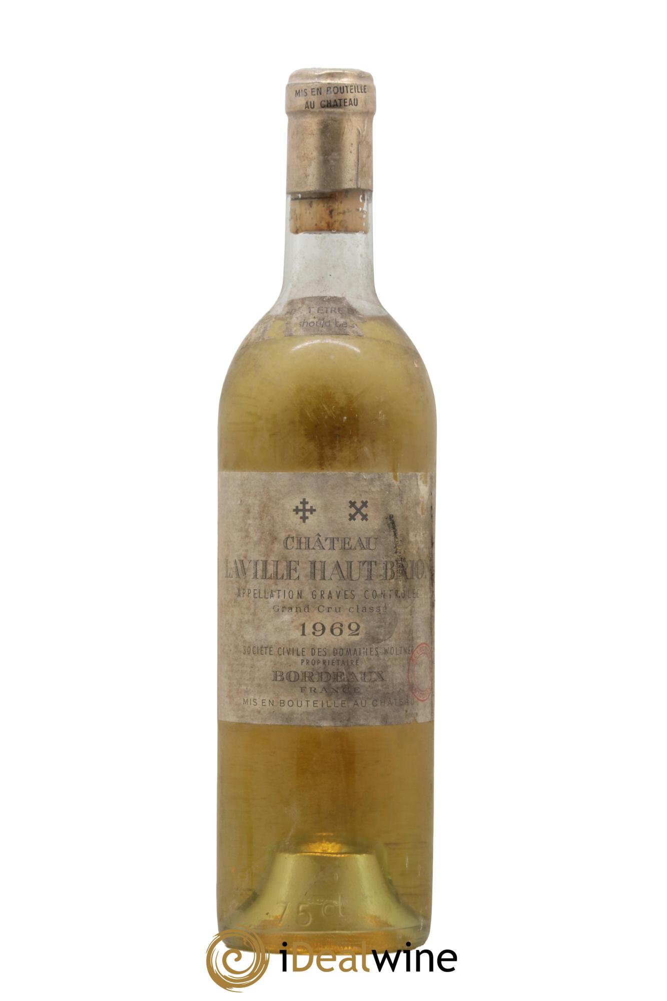 Château Laville Haut-Brion Cru Classé de Graves 1962 - Lot de 1 bouteille - 0