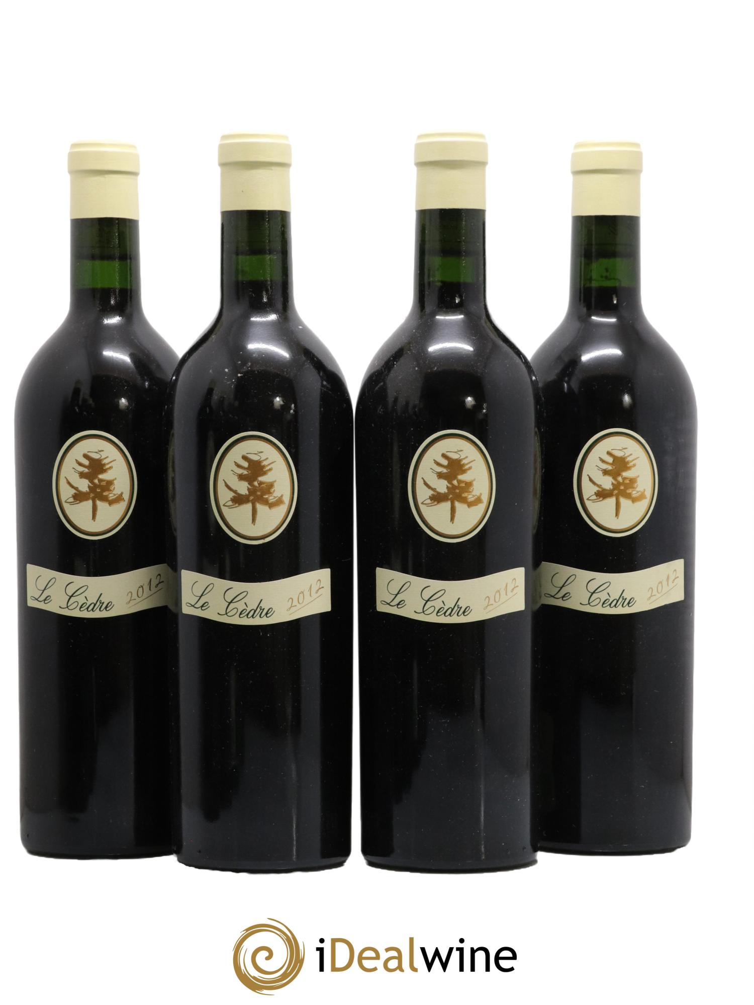 Cahors Château du Cèdre Cuvée Le Cèdre Pascal et Jean-Marc Verhaeghe 2012 - Lot de 4 bouteilles - 0