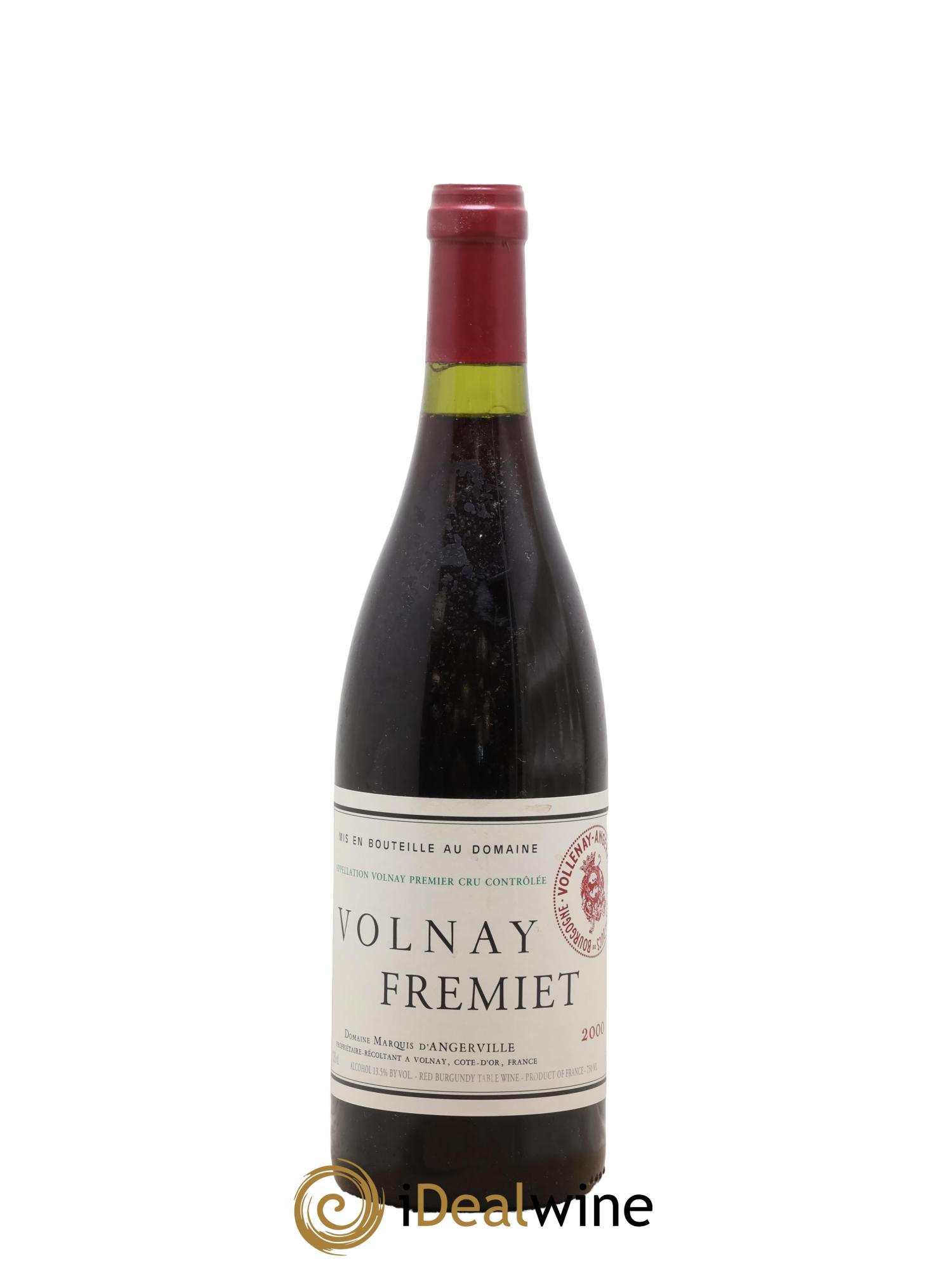 Volnay 1er Cru Frémiet Marquis d'Angerville (Domaine) 2000 - Lot de 1 bouteille - 0