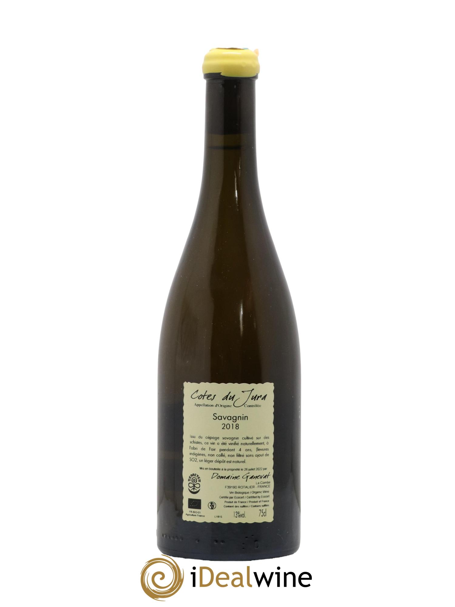 Côtes du Jura Savagnin En Billat Jean-François Ganevat (Domaine) 2018 - Lot de 1 bouteille - 1