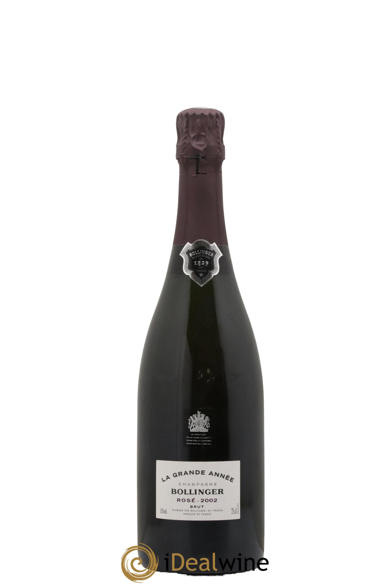 Grande Année Brut Bollinger 2002 - Lot of 1 bottle - 0