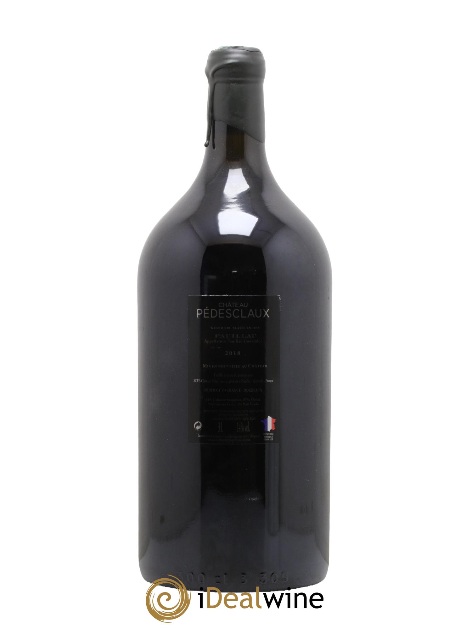Château Pedesclaux 5ème Grand Cru Classé 2018 - Lot de 1 double magnum - 1