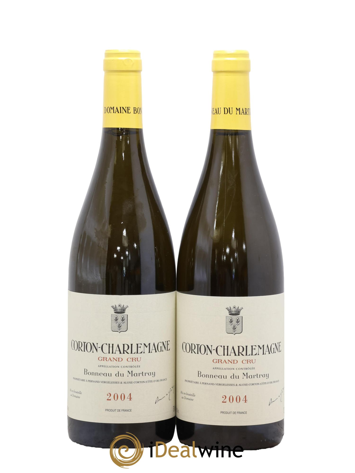 Corton-Charlemagne Grand Cru Bonneau du Martray (Domaine)  2004 - Lot de 2 bouteilles - 0