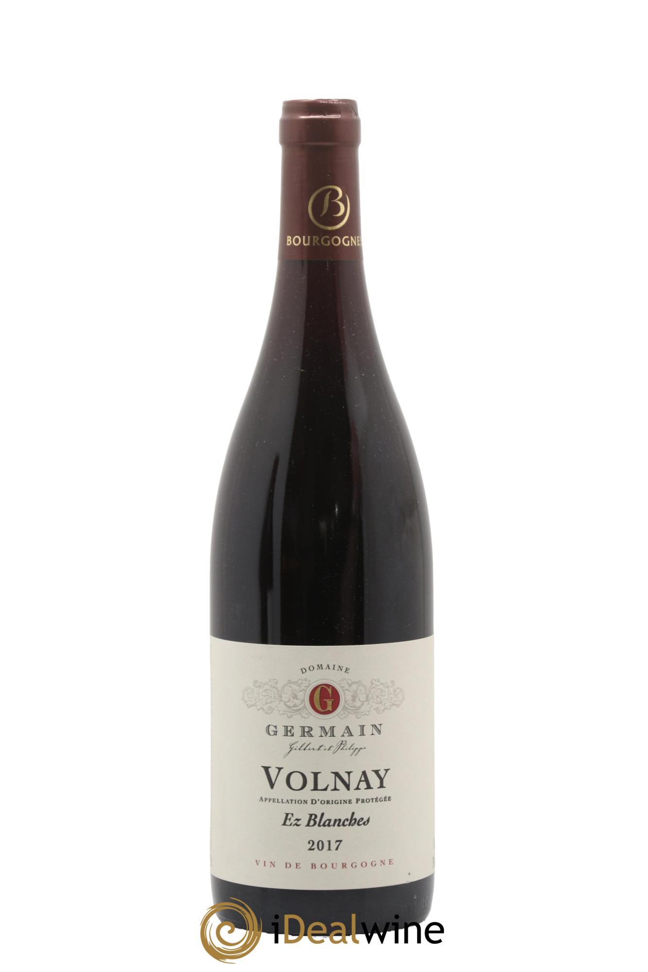 Volnay Les Ez Blanches Philippe Germain 2017 - Lot de 1 bouteille - 0