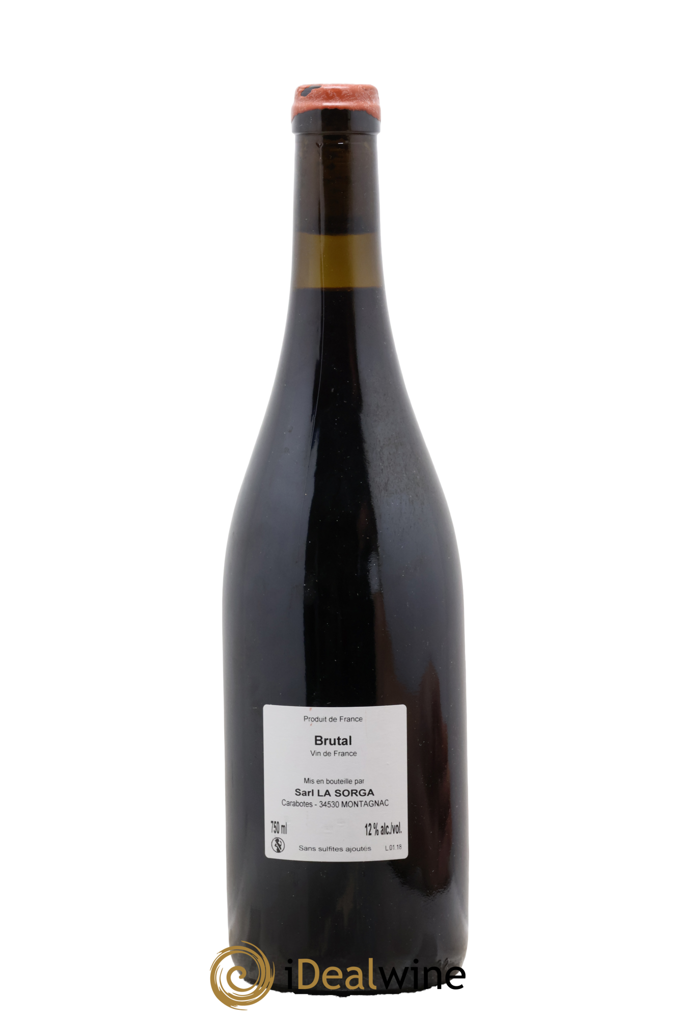 Vin de France Brutal La Sorga Anthony Tortul 2018 - Lot de 1 bouteille - 1