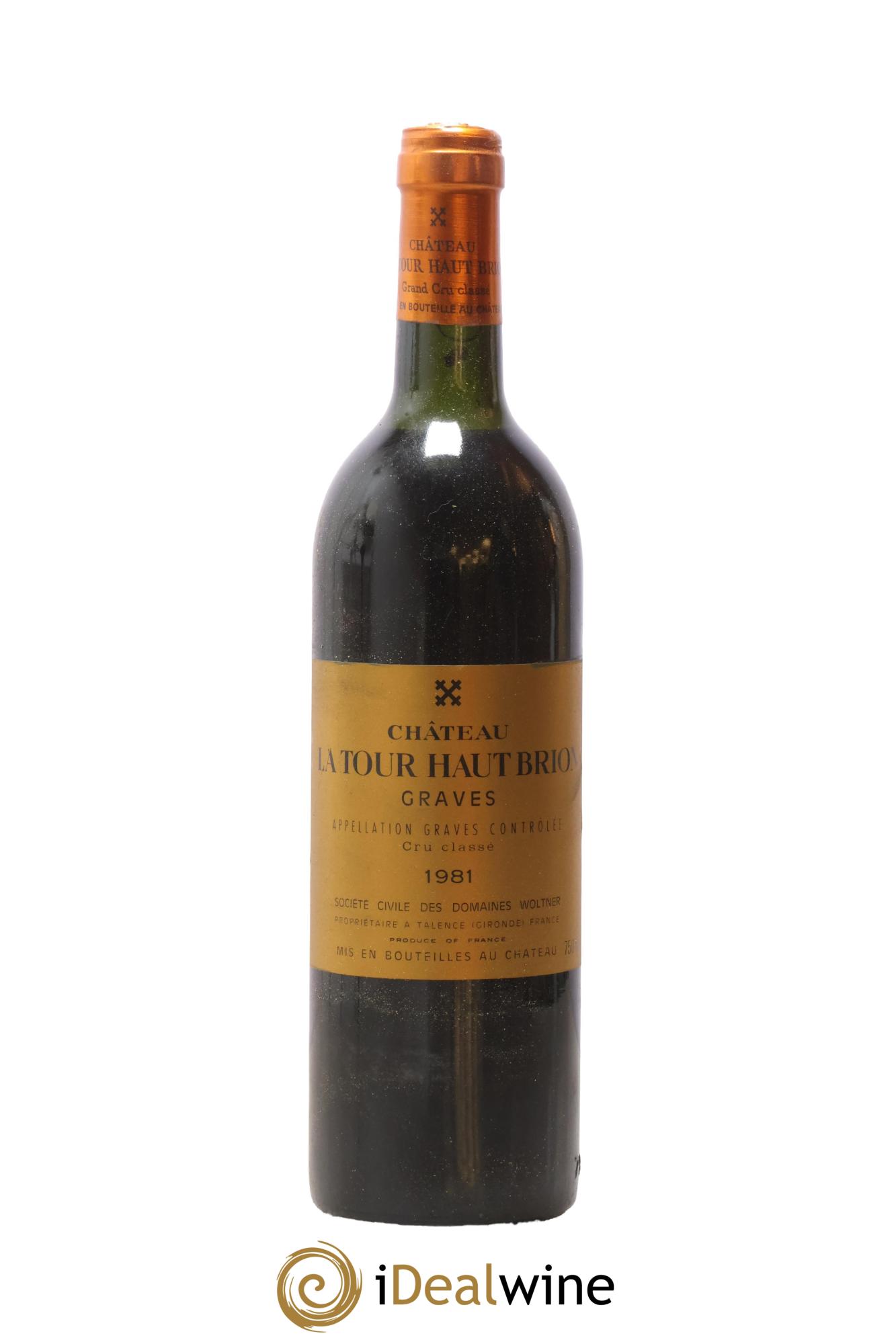 Château la Tour Haut-Brion Cru Classé de Graves 1981 - Lot de 1 bouteille - 0