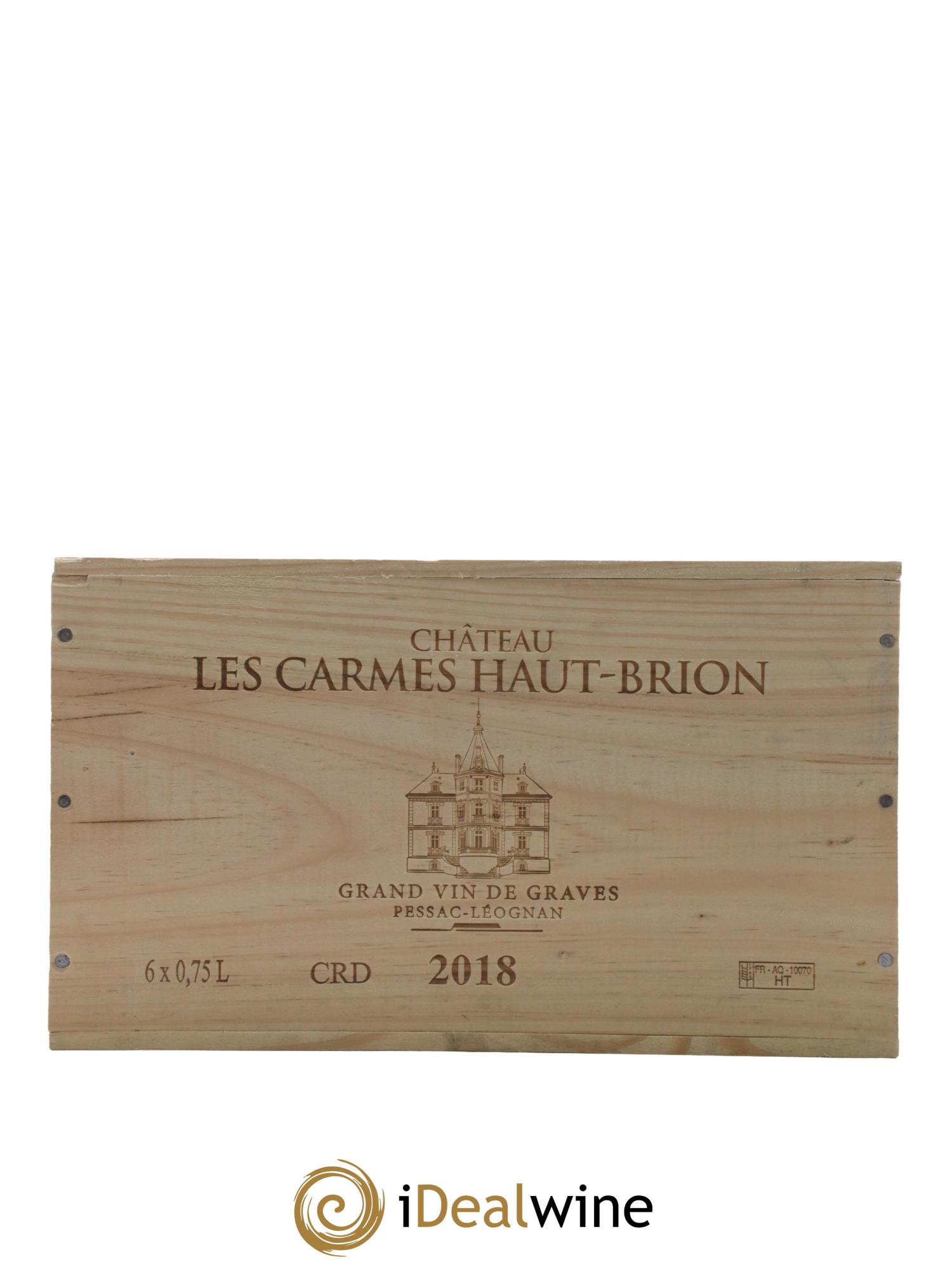 Château Les Carmes Haut-Brion 2018 - Lot de 6 bouteilles - 3