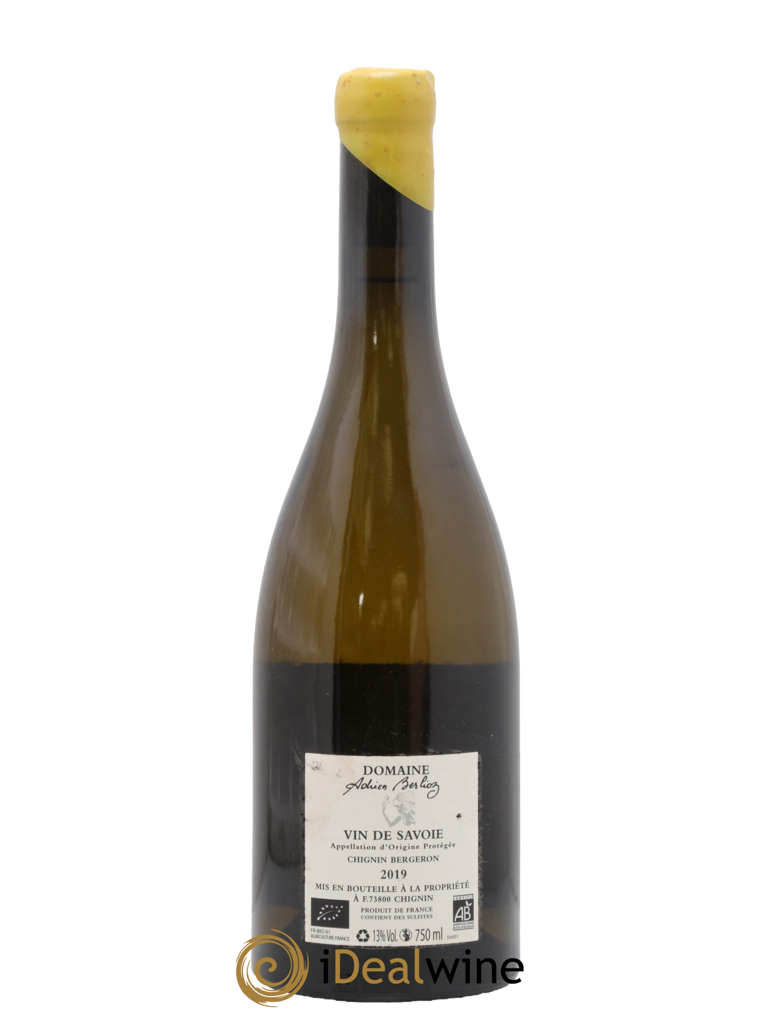 Vin de Savoie Chignin-Bergeron Raipoumpou Adrien Berlioz 2019 - Lot de 1 bouteille - 1