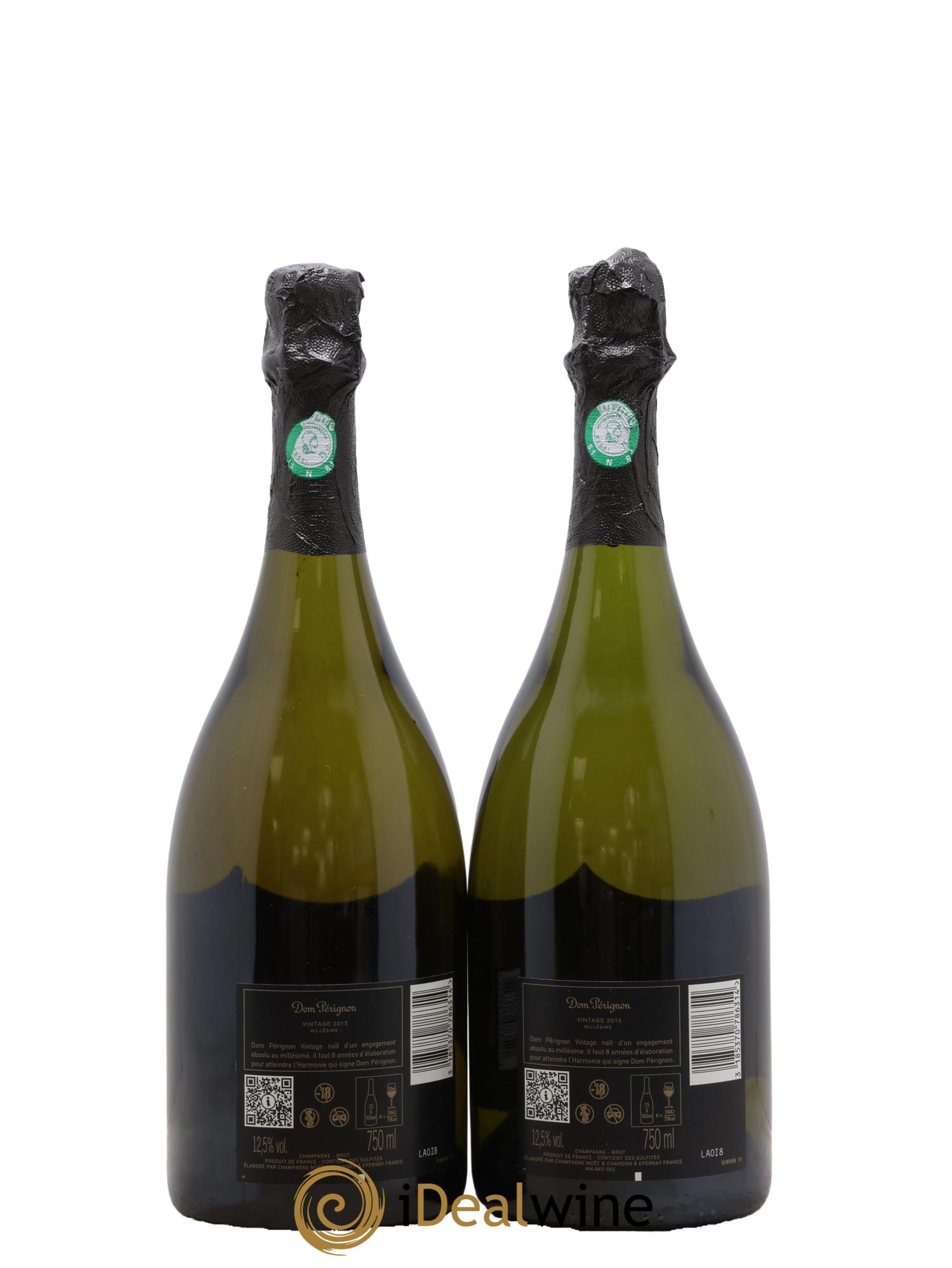 Brut Dom Pérignon 2015 - Lot of 2 bottles - 1