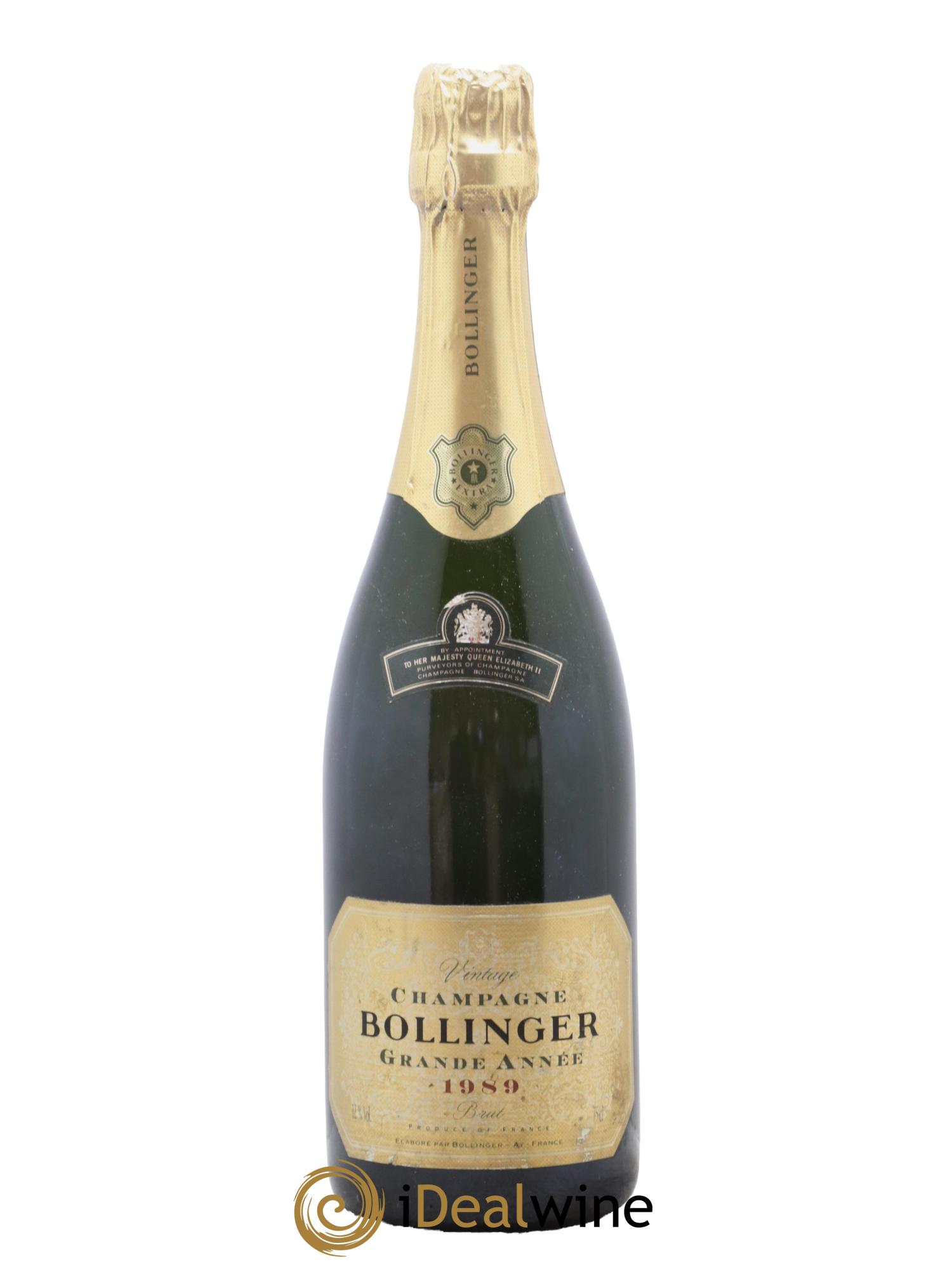 La Grande Année Brut Bollinger 1989 - Lot de 1 bouteille - 0