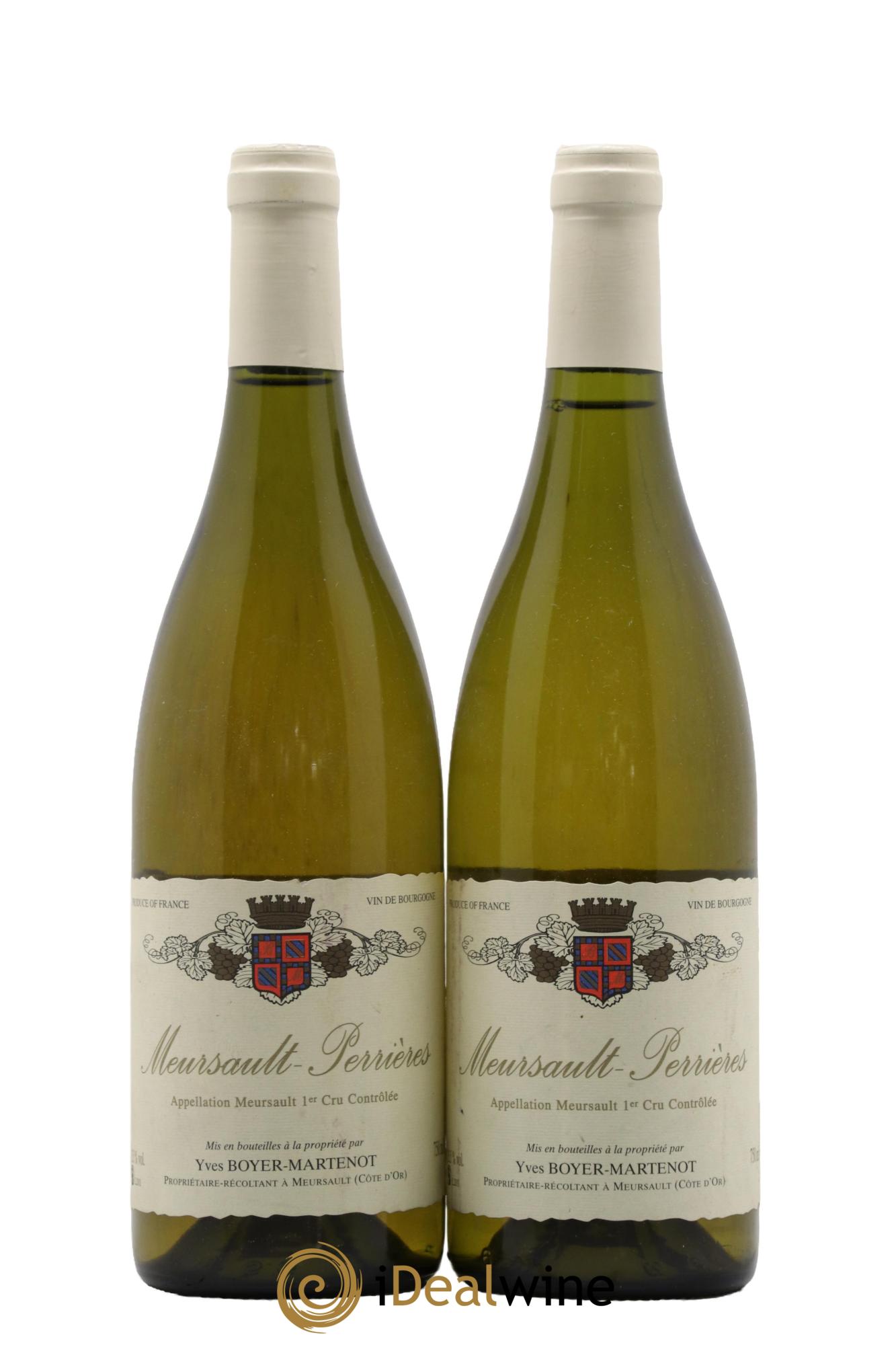 Meursault 1er Cru Perrières Boyer-Martenot 2012 - Lot de 2 bouteilles - 0