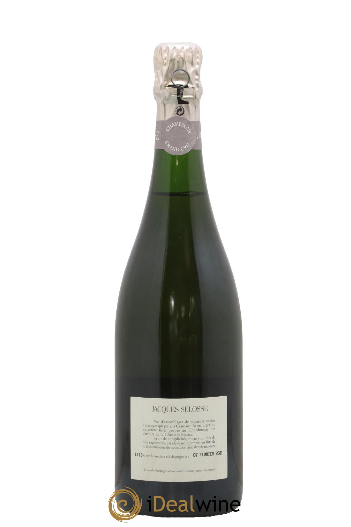 Blanc de Blancs Grand Cru Extra-Brut Jacques Selosse - Posten von 1 Flasche - 1
