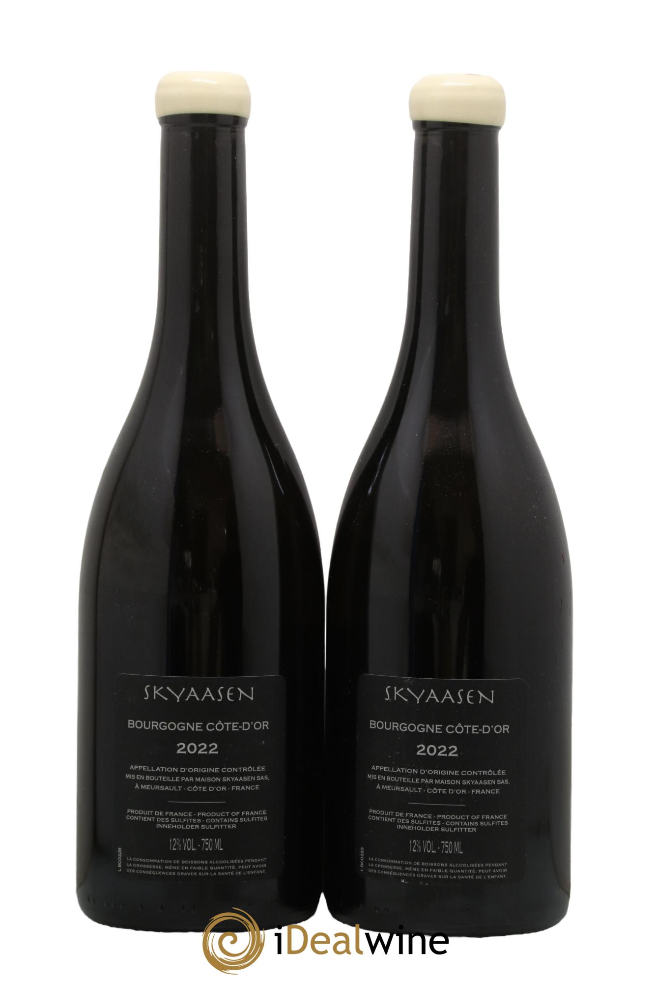 Bourgogne Côte-d'Or Maison Skyaasen 2022 - Lot de 2 bouteilles - 1