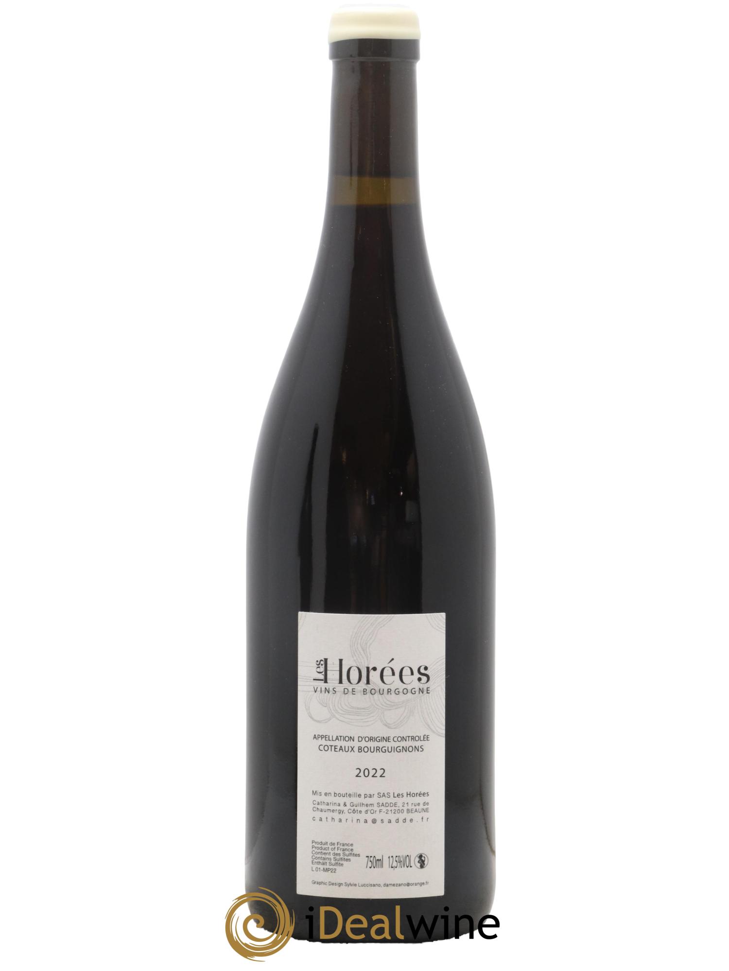 Coteaux Bourguignons Mon Poulain Les Horées 2022 - Lot de 1 bouteille - 1