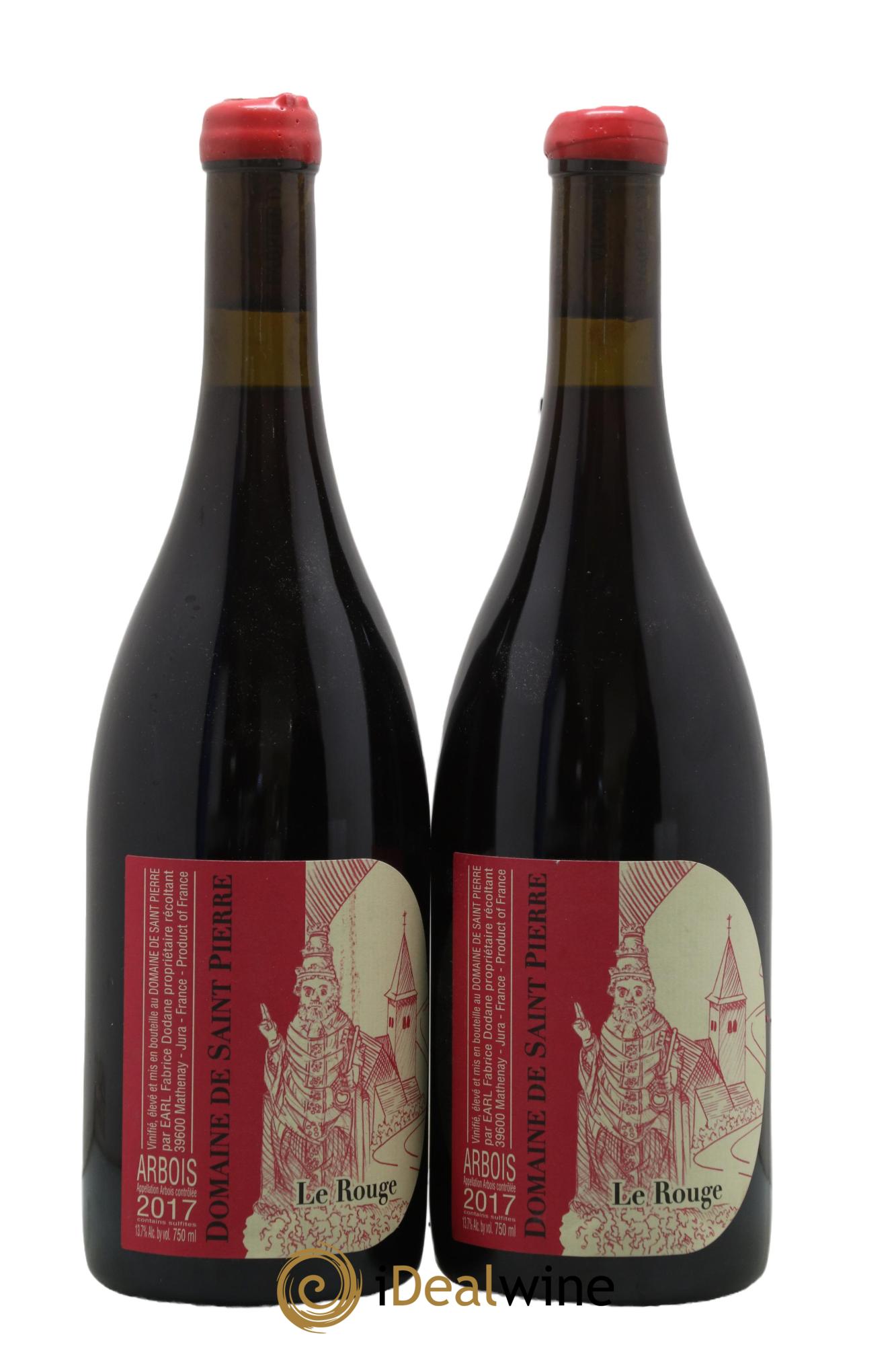 Arbois Le Rouge Saint-Pierre (Domaine) Fabrice Dodane 2017 - Lot de 2 bouteilles - 0
