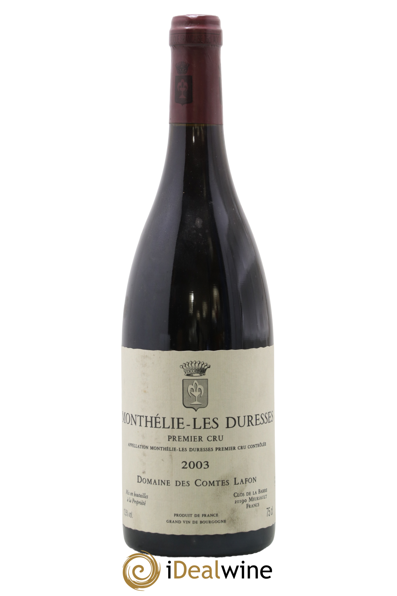 Monthélie 1er Cru Les Duresses Comtes Lafon (Domaine des) 2003 - Lot de 1 bouteille - 0