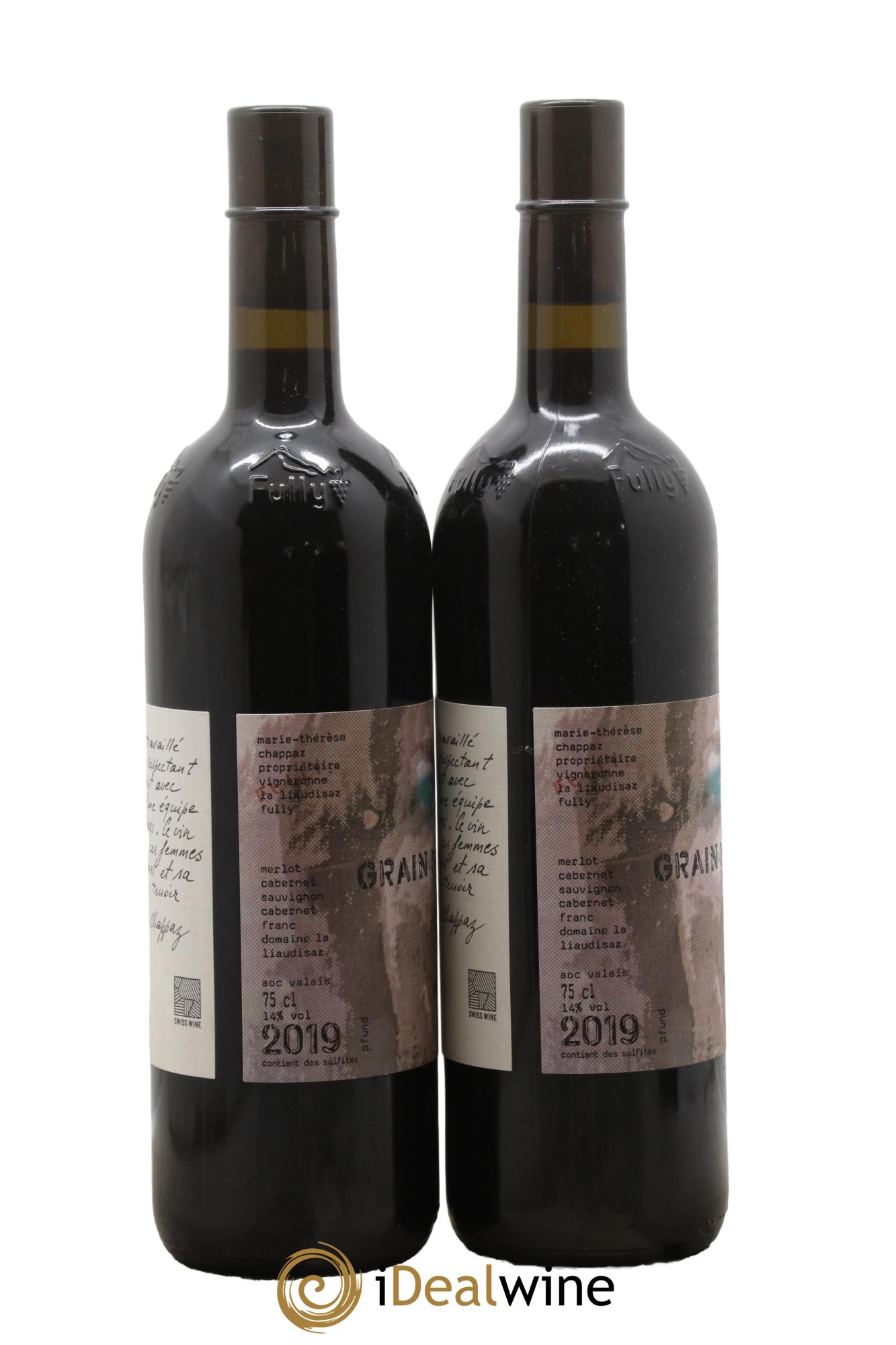Valais Grain Noir Marie-Thérèse Chappaz - Domaine Des Claives 2019 - Lot de 2 bouteilles - 1