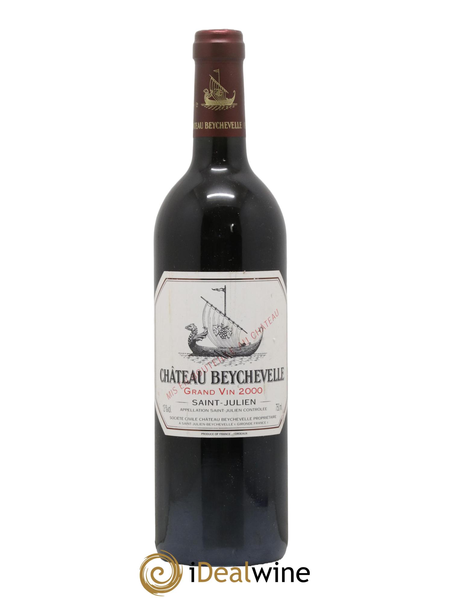 Château Beychevelle 4ème Grand Cru Classé 2000 - Lot de 1 bouteille - 0