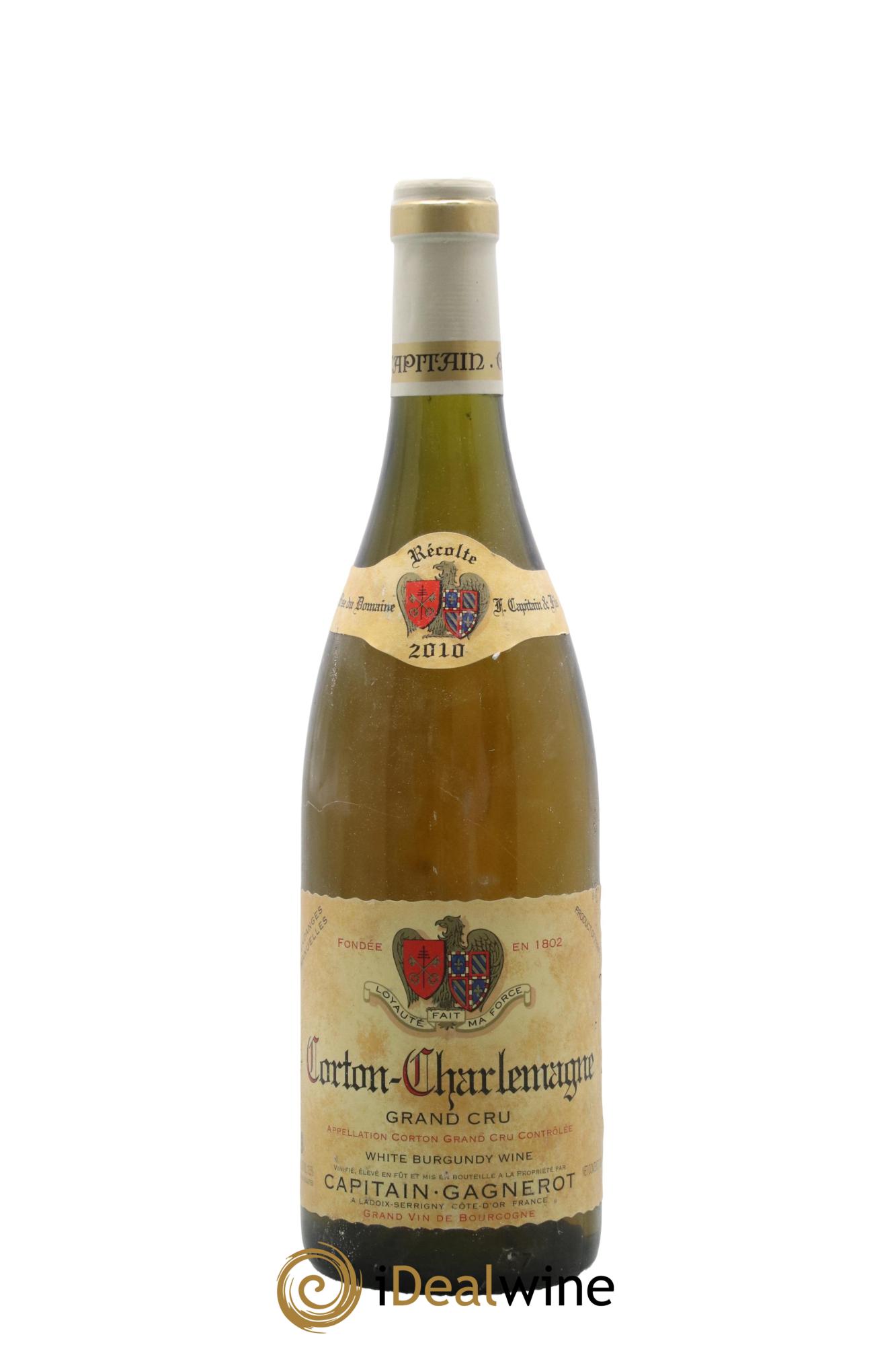 Corton-Charlemagne Grand Cru Capitain-Gagnerot 2010 - Lot de 1 bouteille - 0