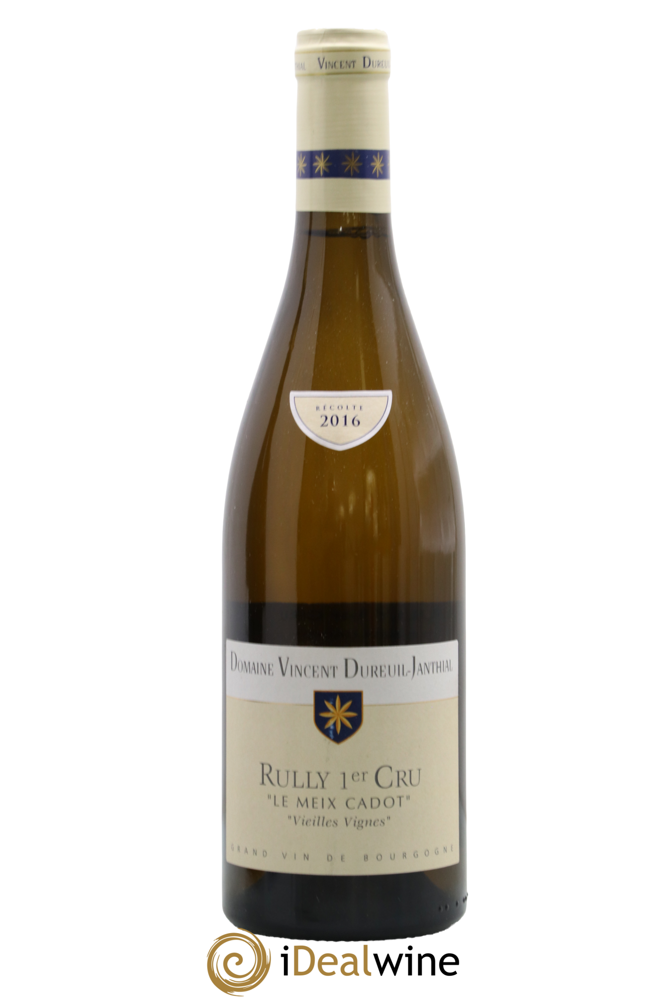 Rully 1er Cru Le Meix Cadot Vieilles Vignes Vincent Dureuil-Janthial 2016 - Lot de 1 bouteille - 0