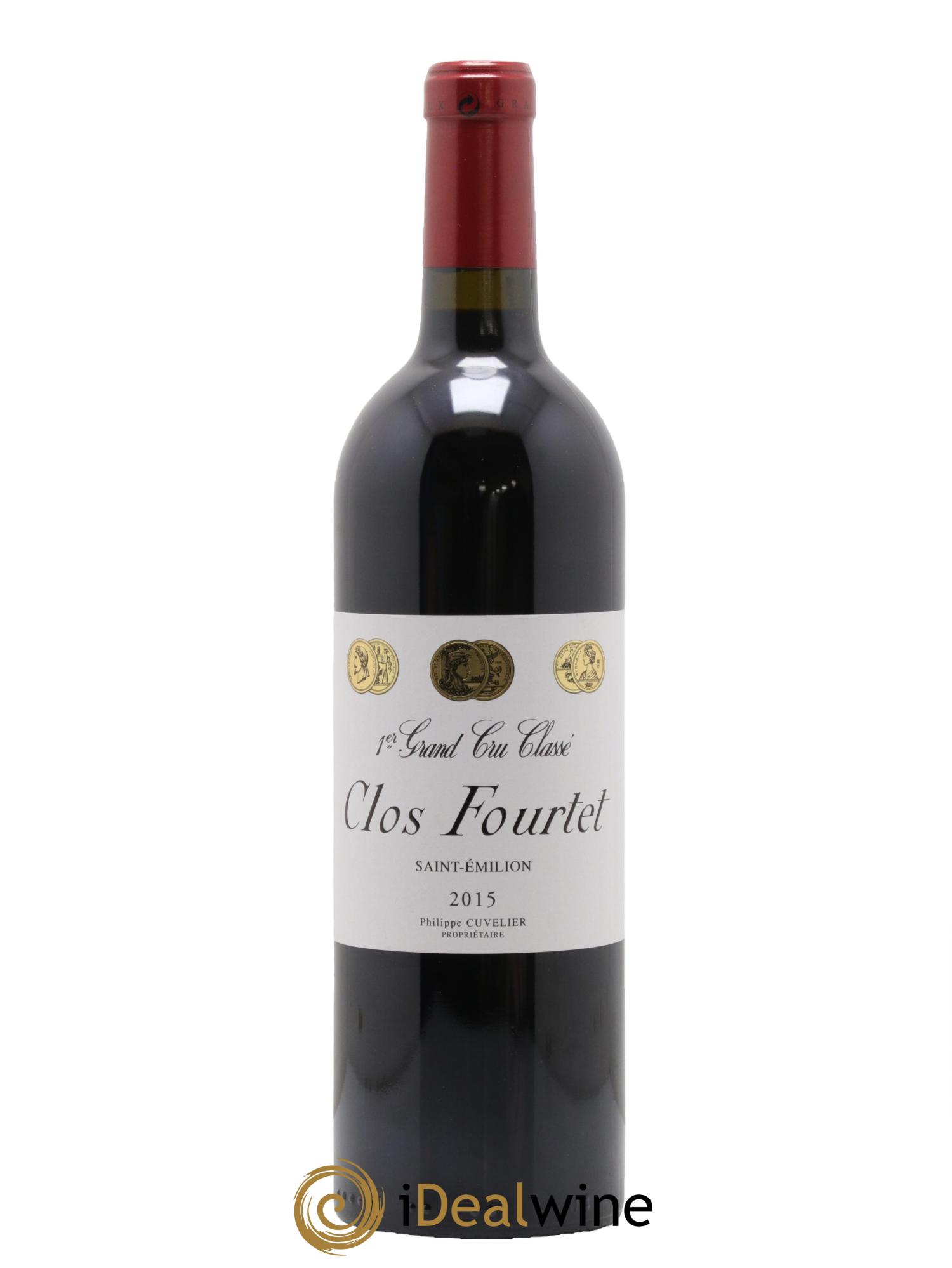 Clos Fourtet 1er Grand Cru Classé B 2015 - Lot de 1 bouteille - 0