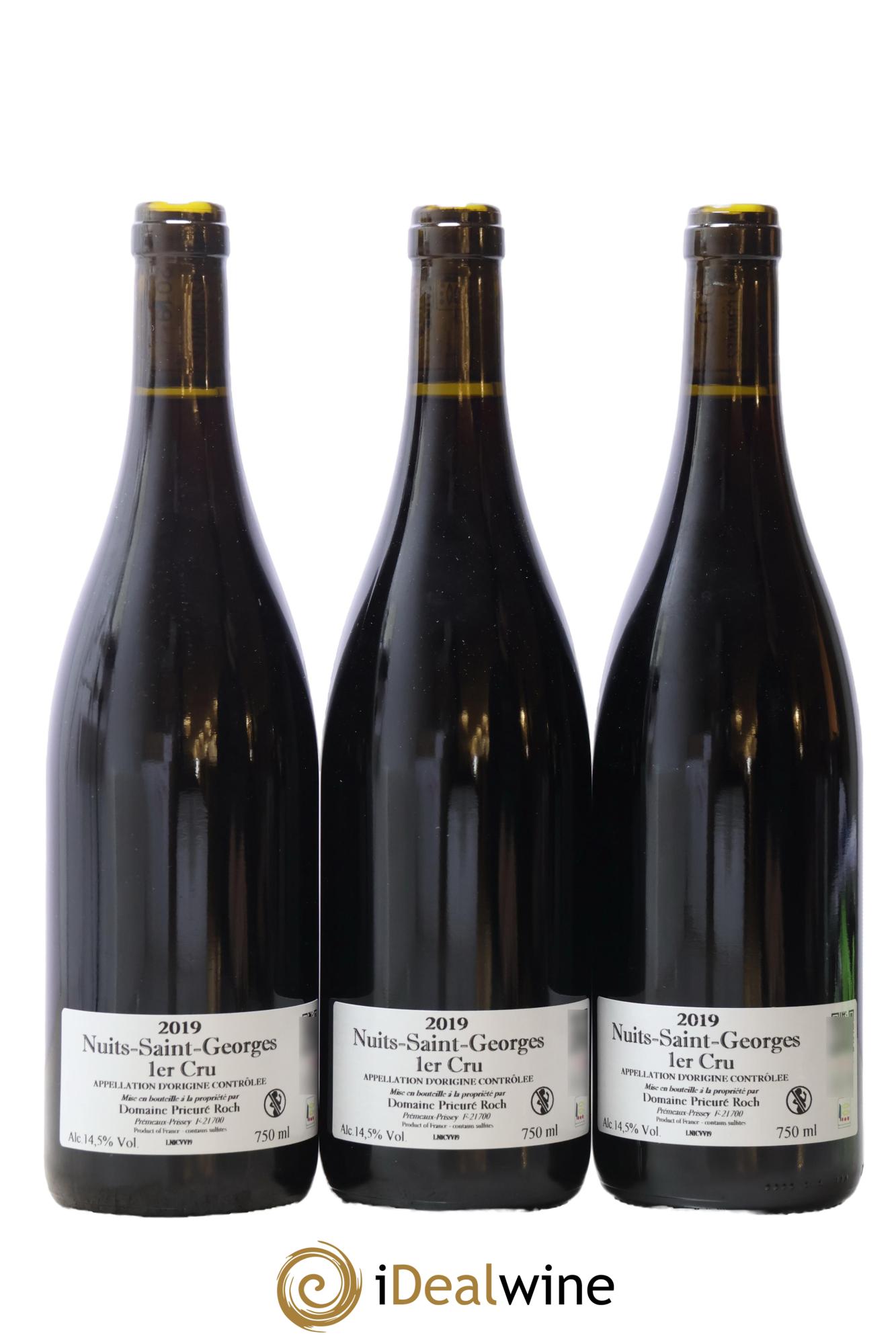 Nuits-Saint-Georges 1er Cru Vieilles Vignes Prieuré Roch 2019 - Lot de 3 bouteilles - 1