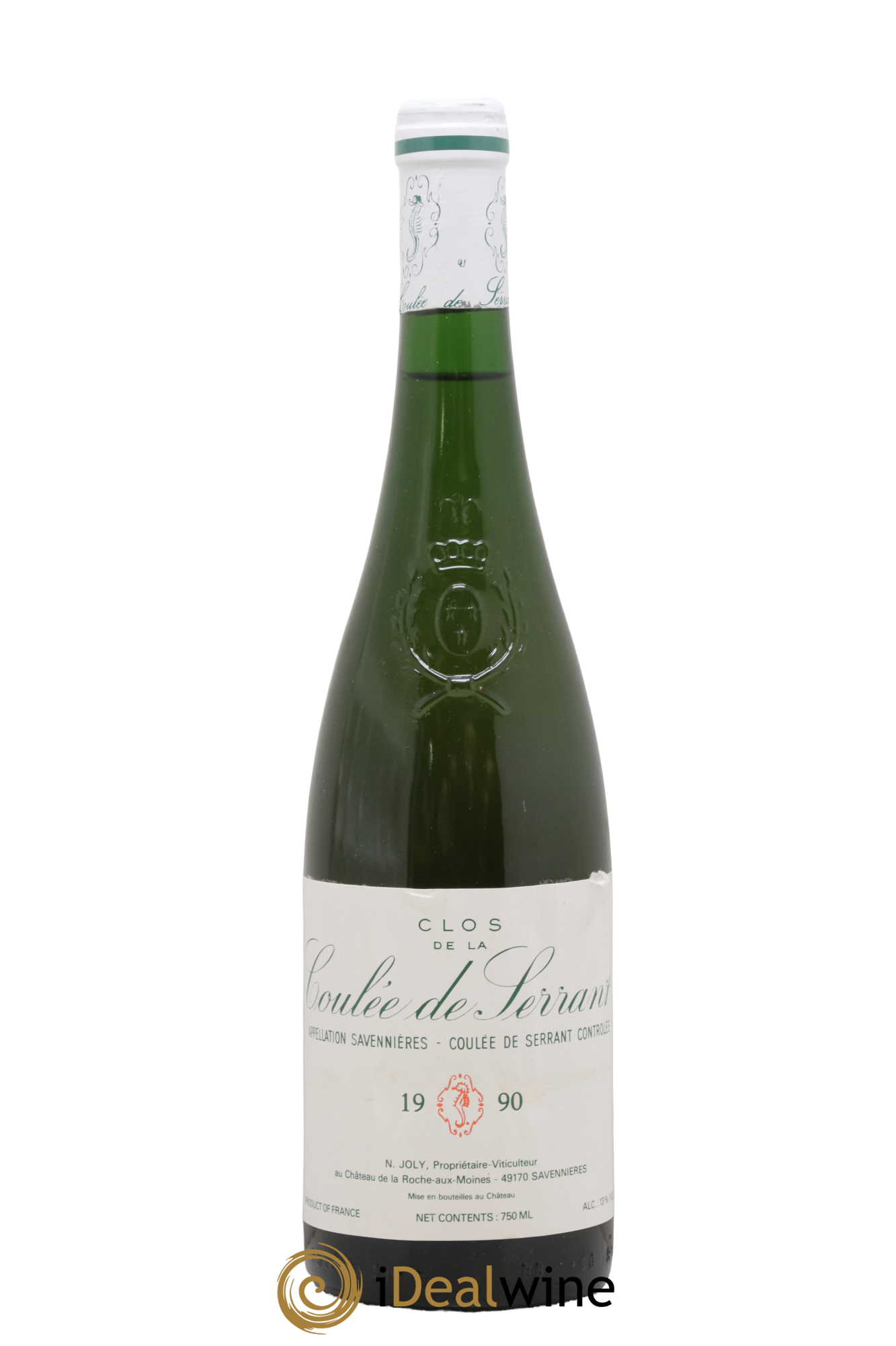 Savennières Vignobles de la Coulée de Serrant - Nicolas Joly 1990 - Lot of 1 bottle - 0