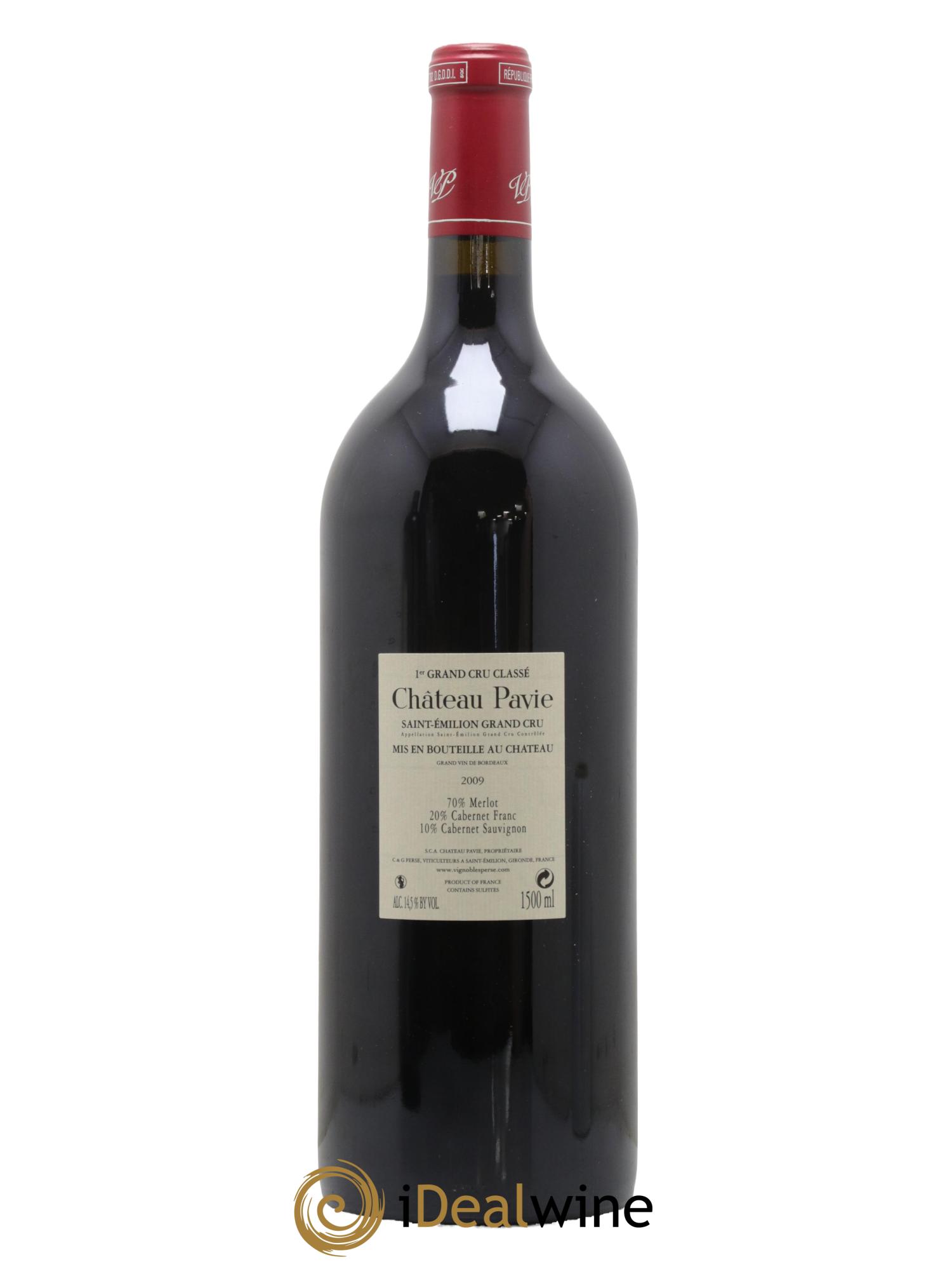 Château Pavie 1er Grand Cru Classé A 2009 - Lot de 1 magnum - 1