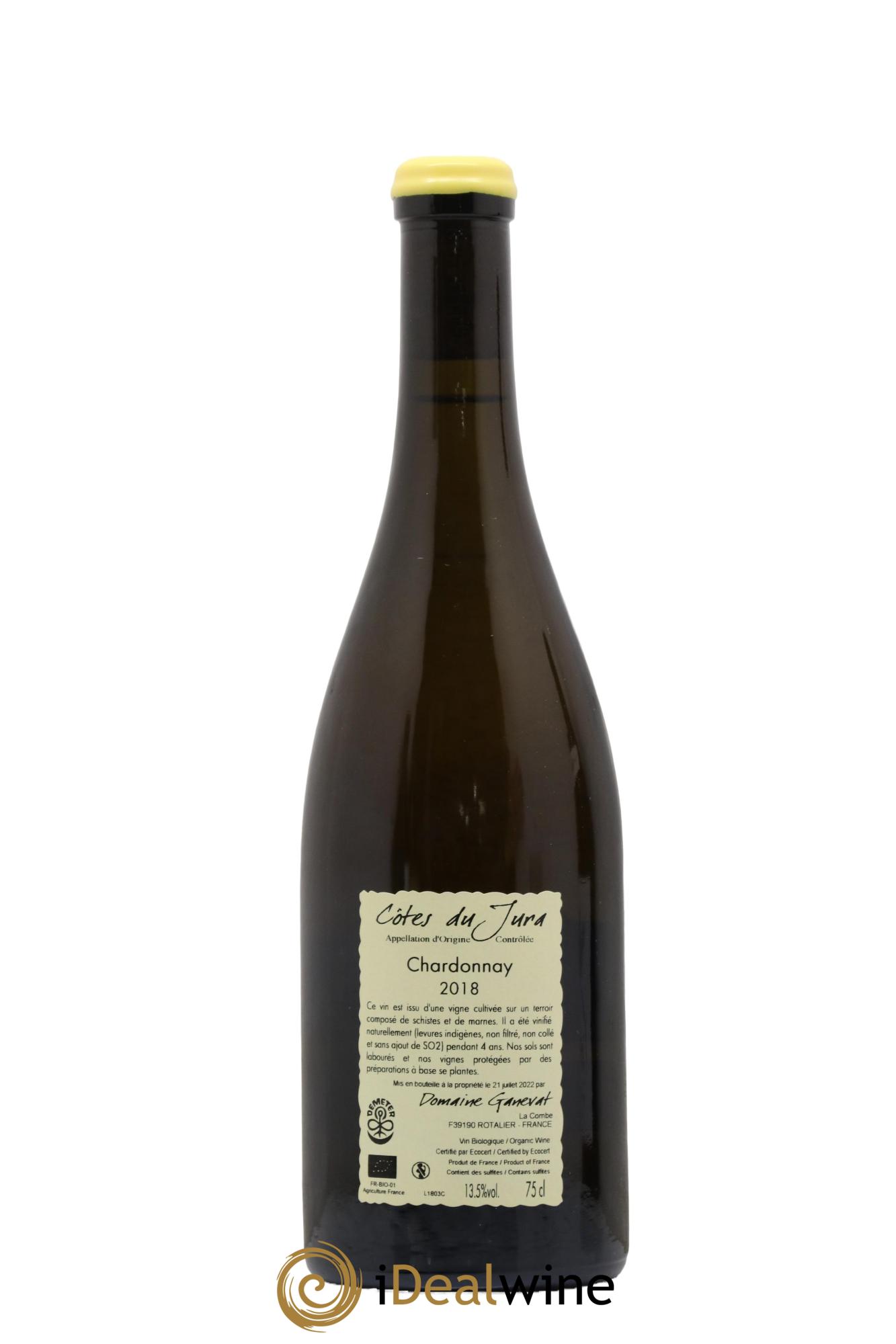Côtes du Jura Chardonnay En Billat Jean-François Ganevat (Domaine) 2018 - Lot de 1 bouteille - 1