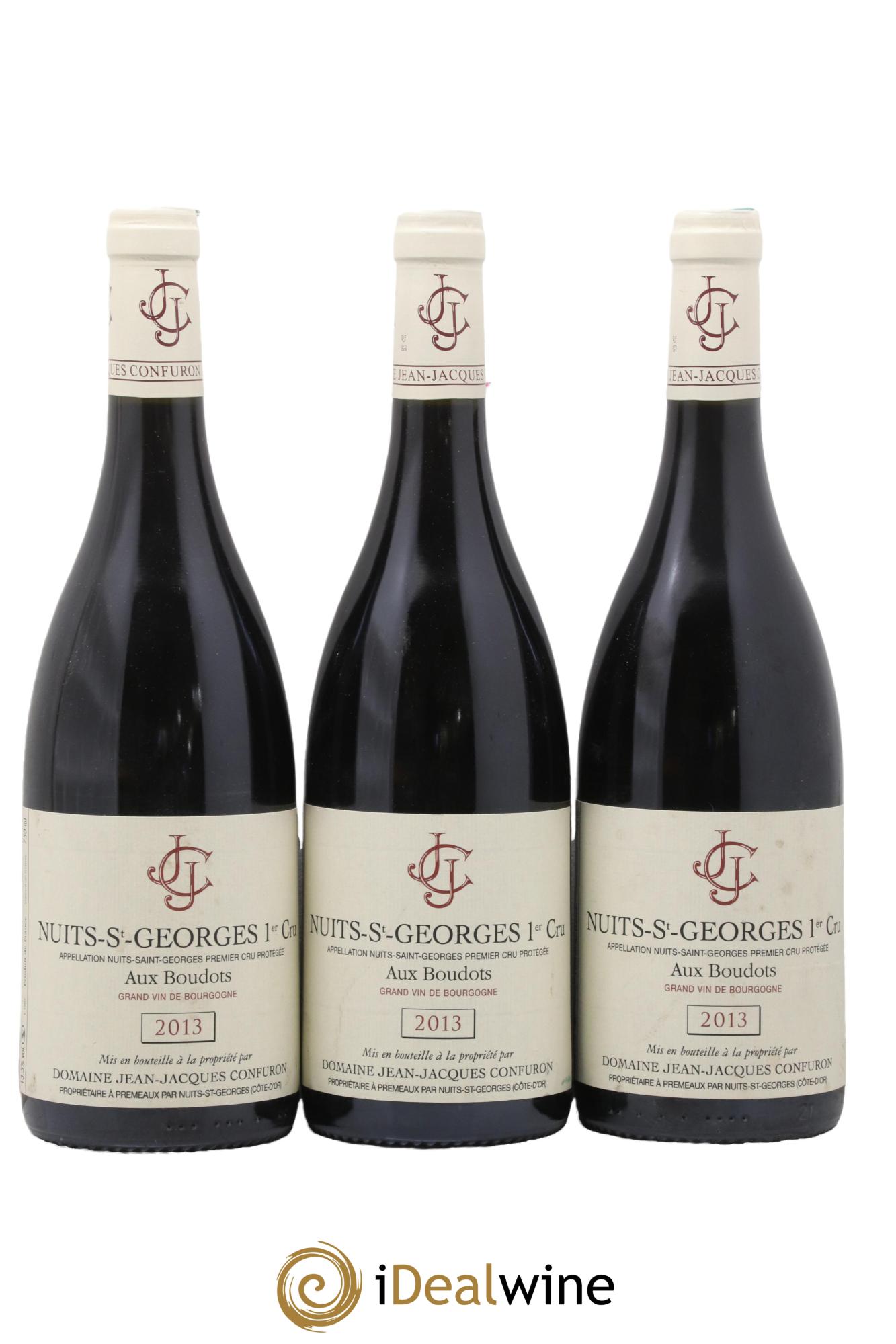 Nuits-Saint-Georges 1er Cru Aux Boudots Jean-Jacques Confuron 2013 - Lot of 3 bottles - 0
